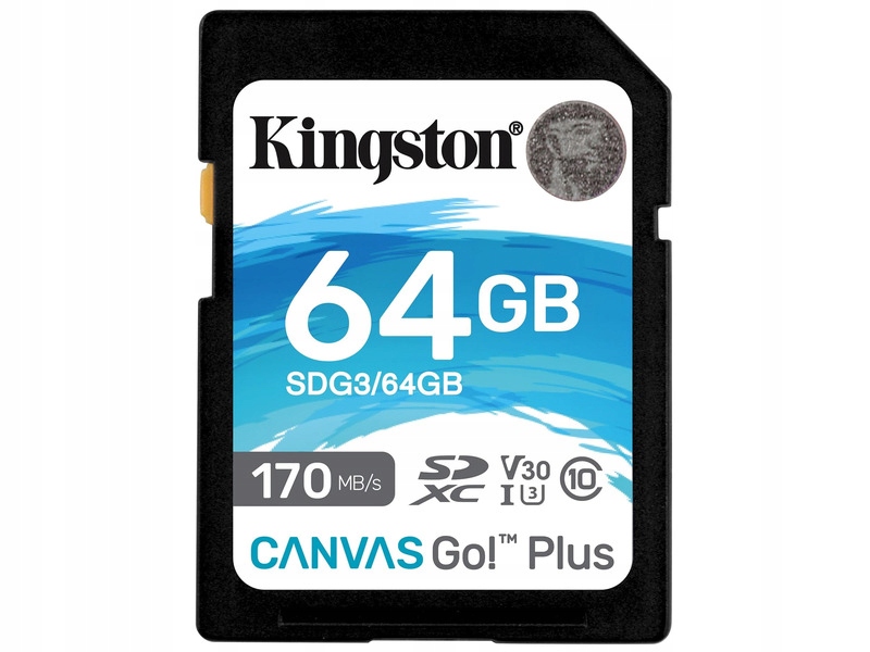

Karta pamięci Kingston Canvas Go- Plus Sdxc 64GB