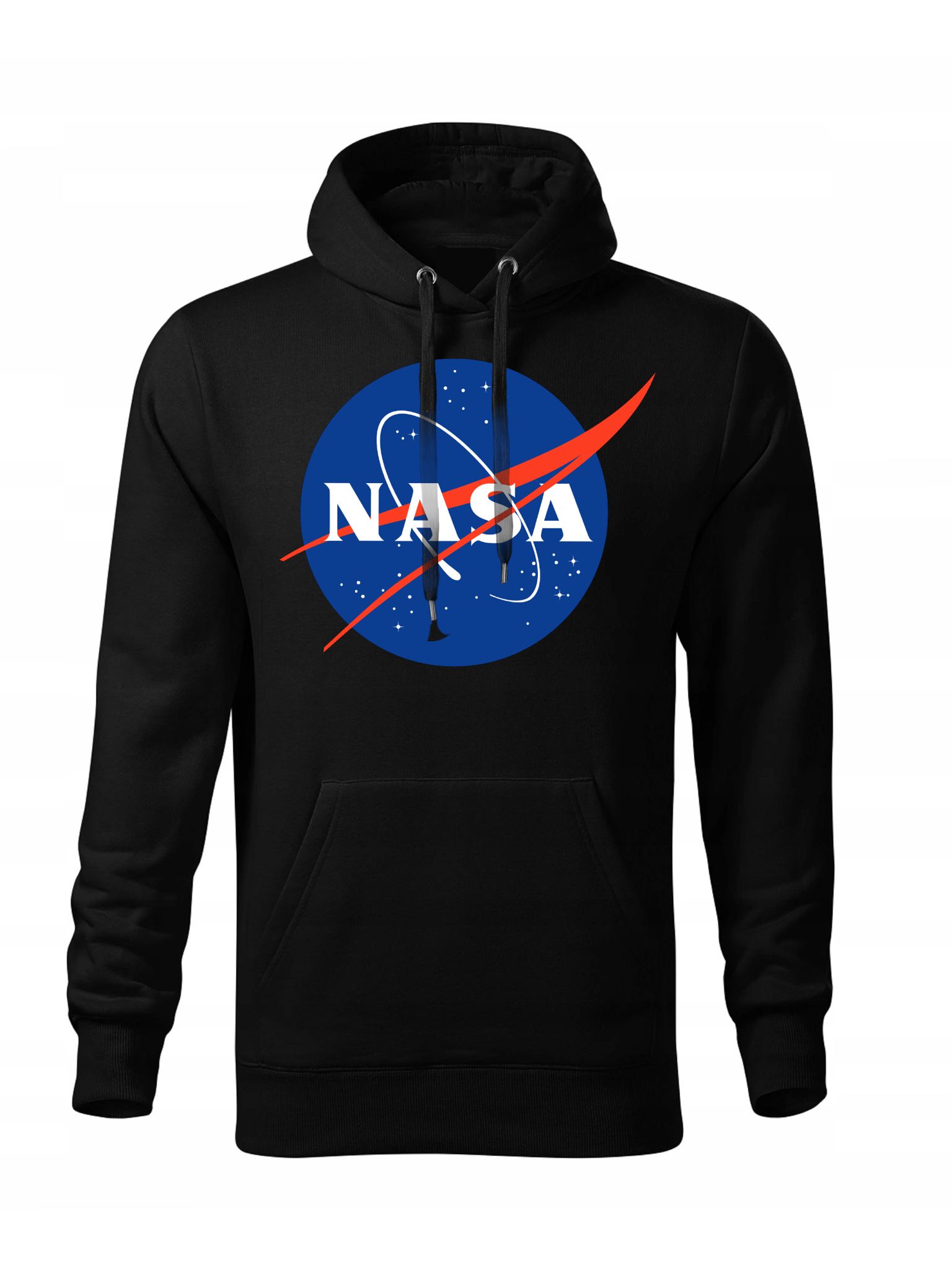 

Bluza Męska Czarna Nasa Bawełniana Z Kapturem Xs