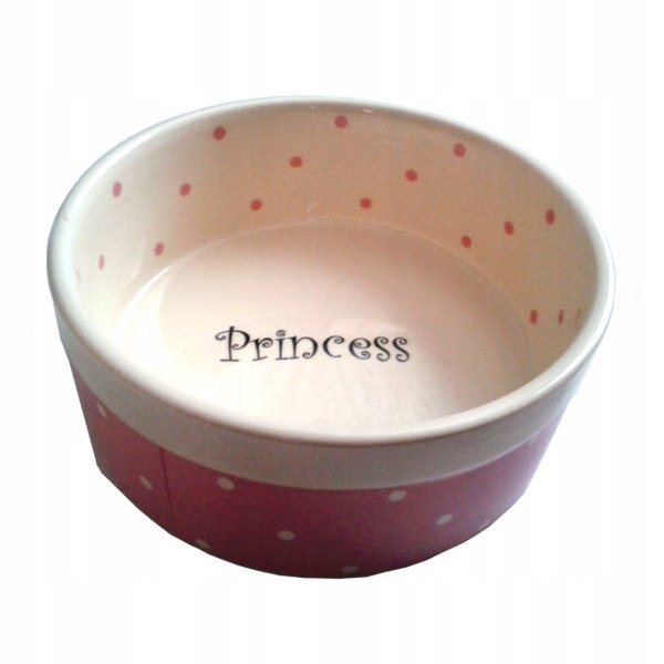 

Yarro Miska Ceramiczna Princess Różowa 15,5CM