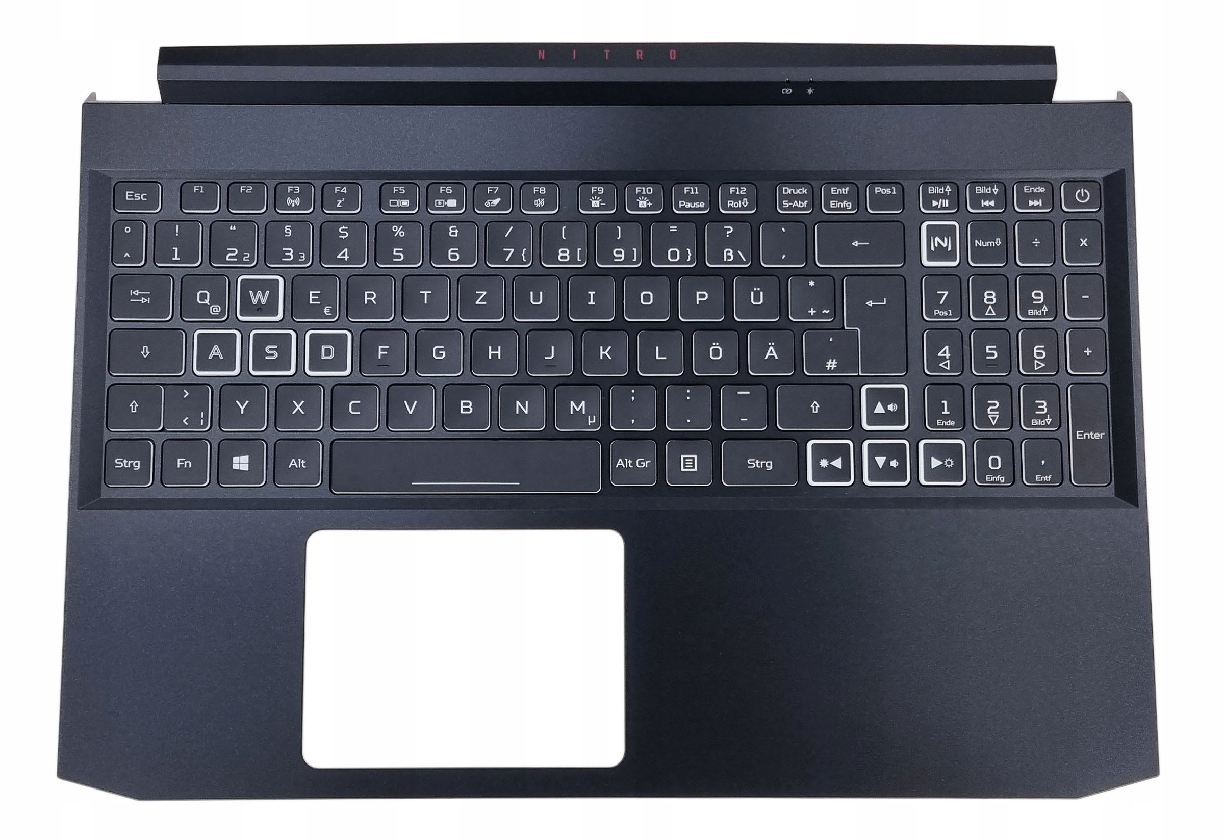 Nová Klávesnice Acer Nitro 5 AN515-55 GTX1660 RTX2060 Německá