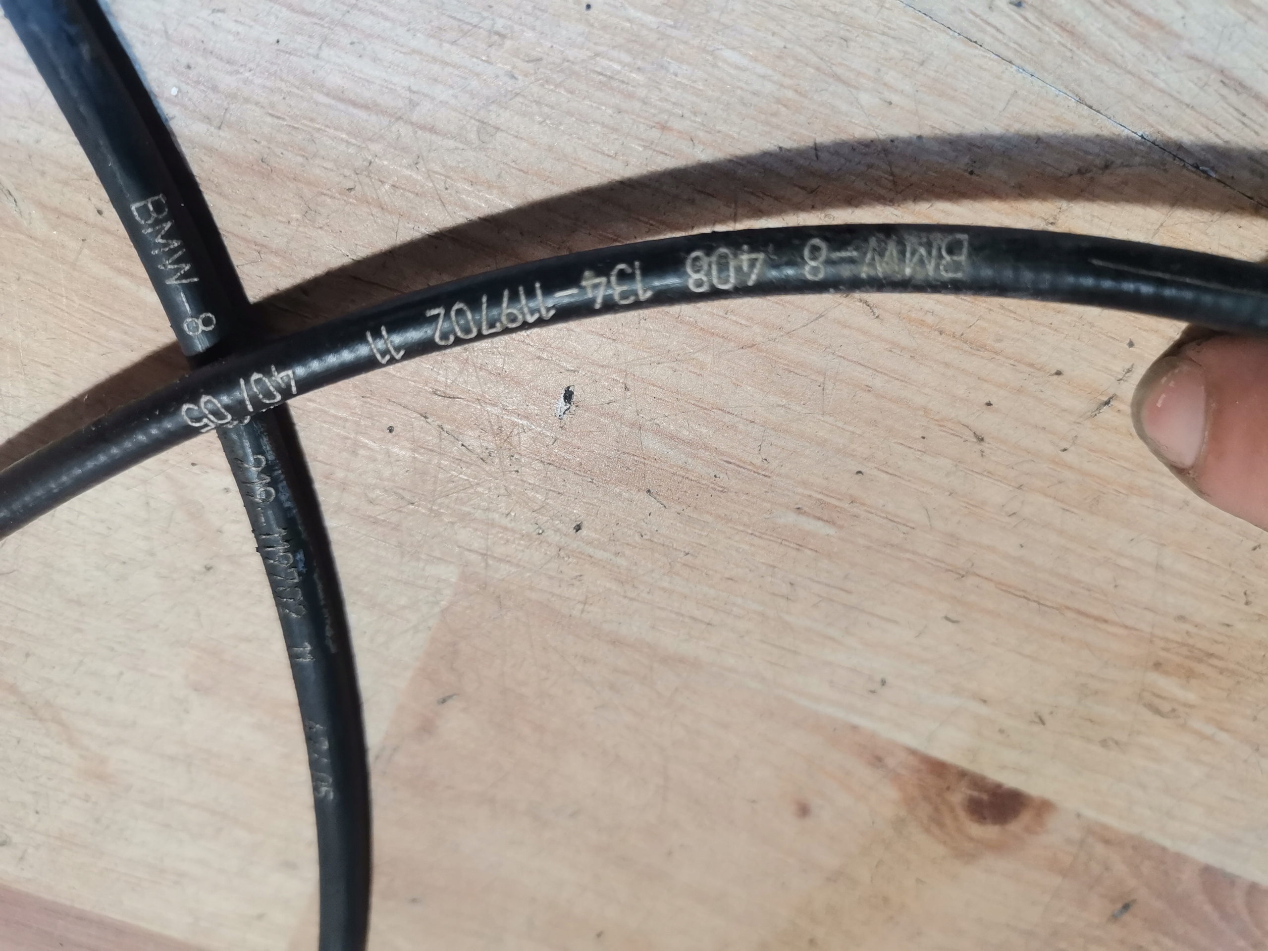 lock rope bonnets BMW X5 E53 KOMPLET