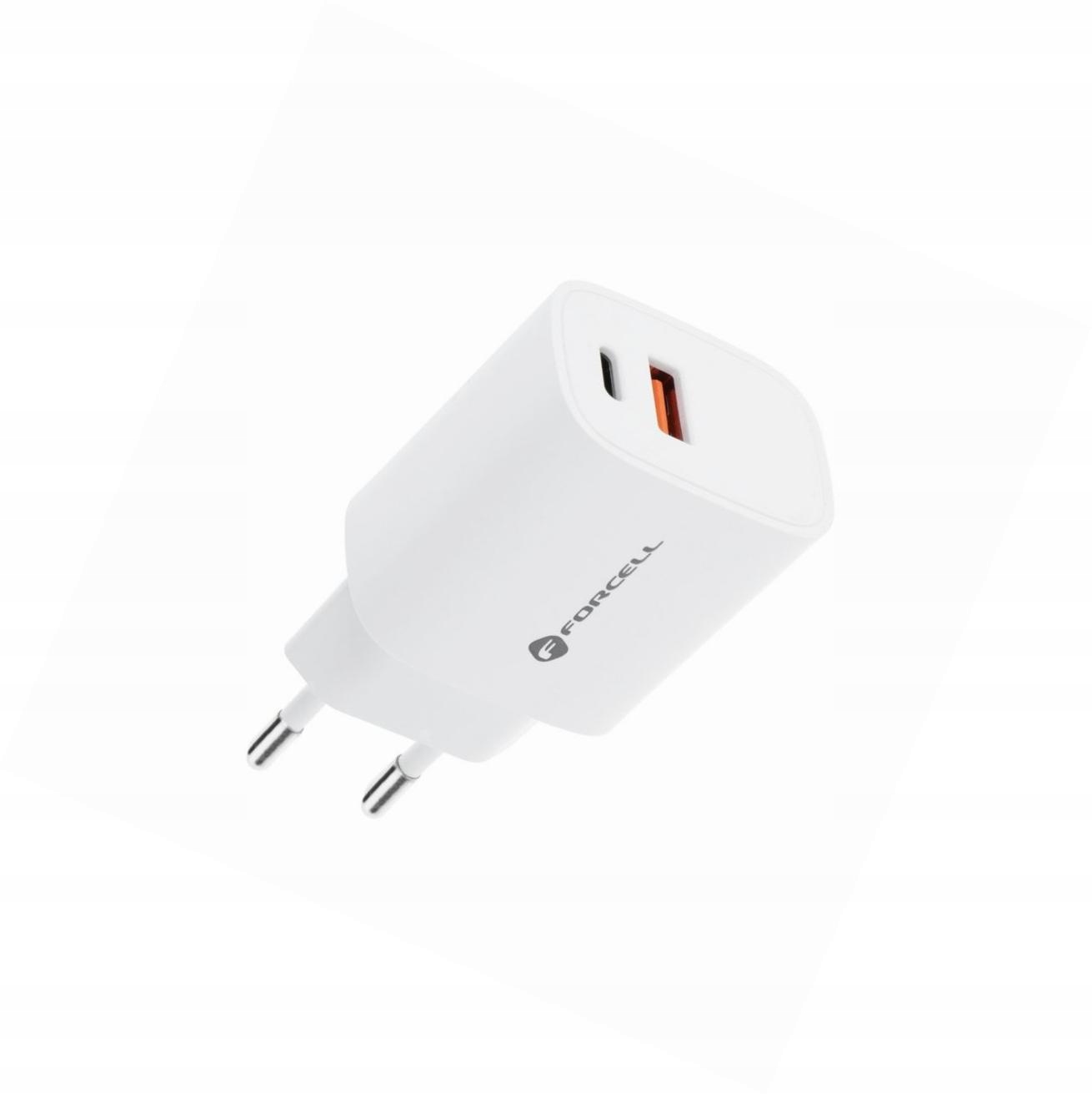 Szybka ładowarka 30W kostka 2 wejścia z kablem Usb-c do Motorola Moto G05