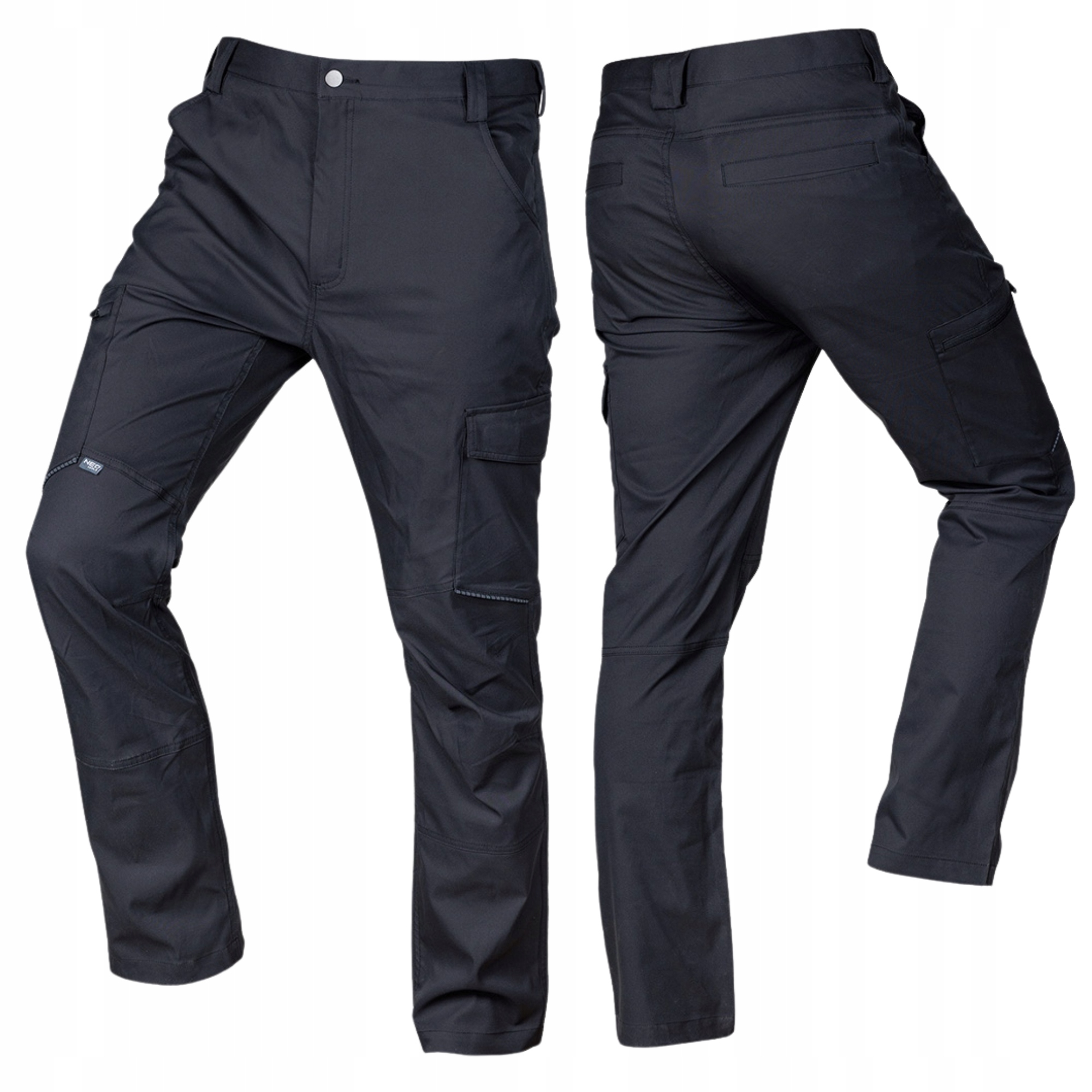 Spodnie Robocze Męskie Długie Bojówki Elastyczne Wytrzymałe Neo Tools