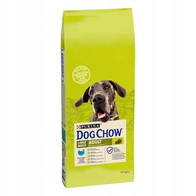Levně Purina Dog Chow Large Breed Adult 14kg suché Krmivo pro velké psy Krůta