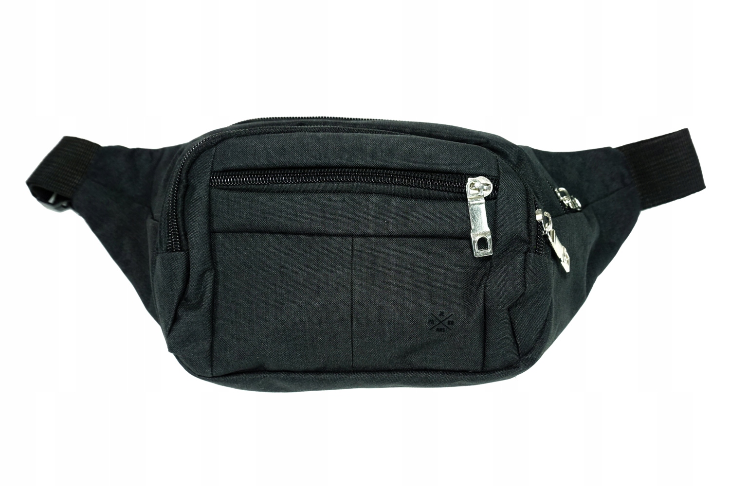 

Duża saszetka na pas nerka biodrówka Czarna