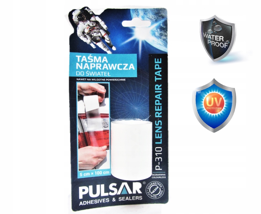 TAŚMA NAPRAWCZA WODOODPORNA UV PVC ABS LAMPA BEZB
