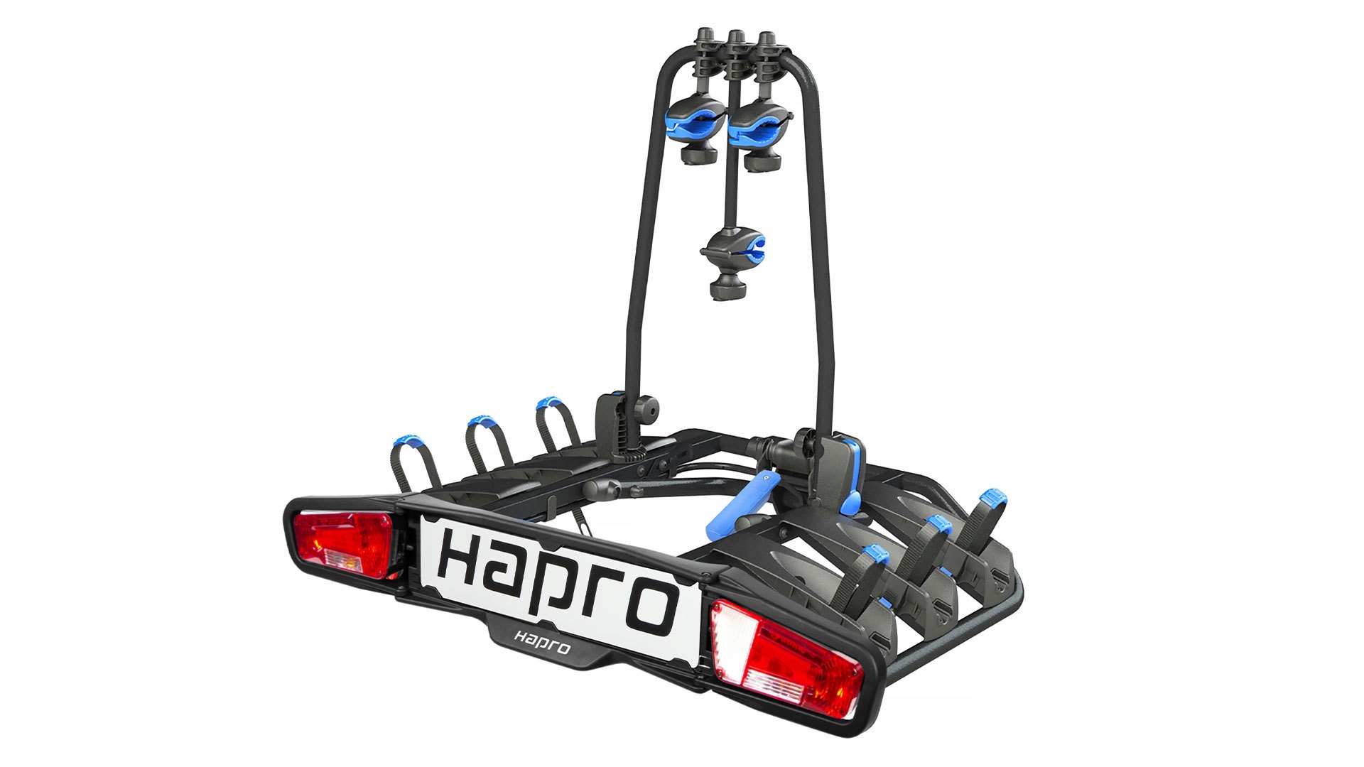 Hapro Atlas Premium III – odklápacia cyklistická platforma na 3 bicykle