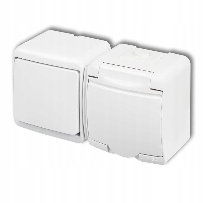 

Łącznik włącznik pojedynczy z gniazdem hermetyczny