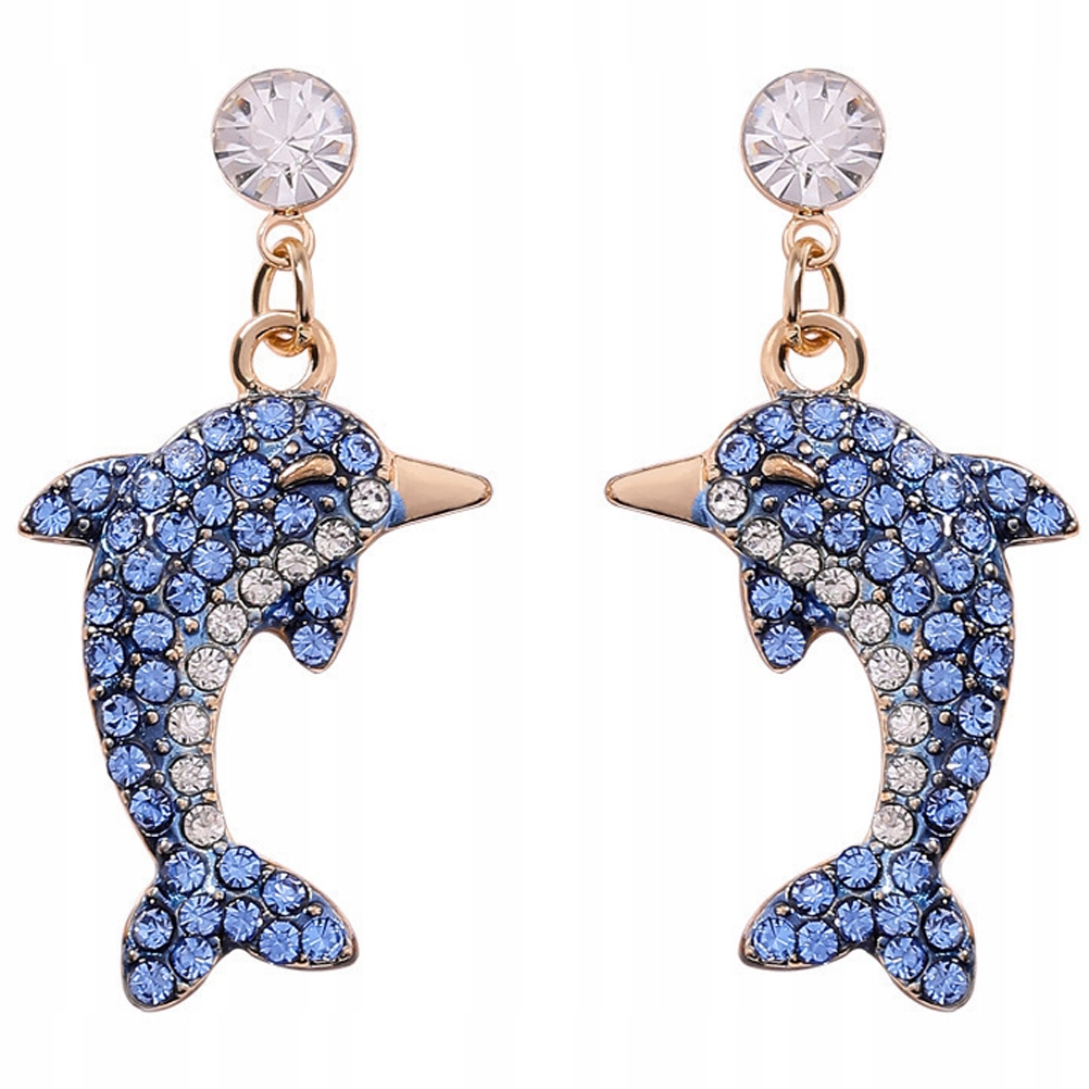 1 PARA WISZĄCYCH KOLCZYKÓW DOLFINY