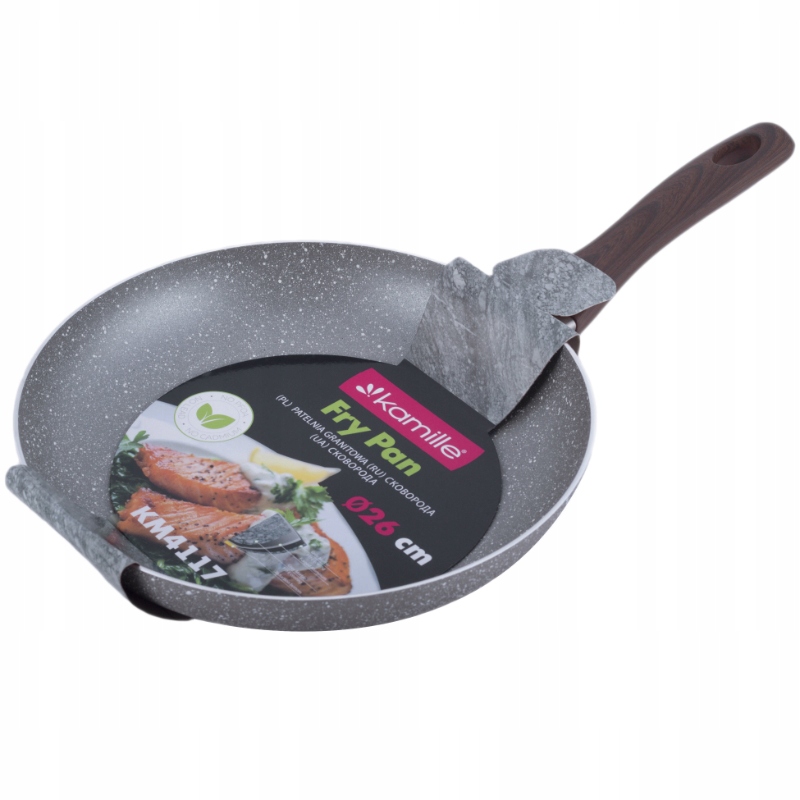 

Patelnia Granitowa Gruba 26 CM Indukcja Kamille