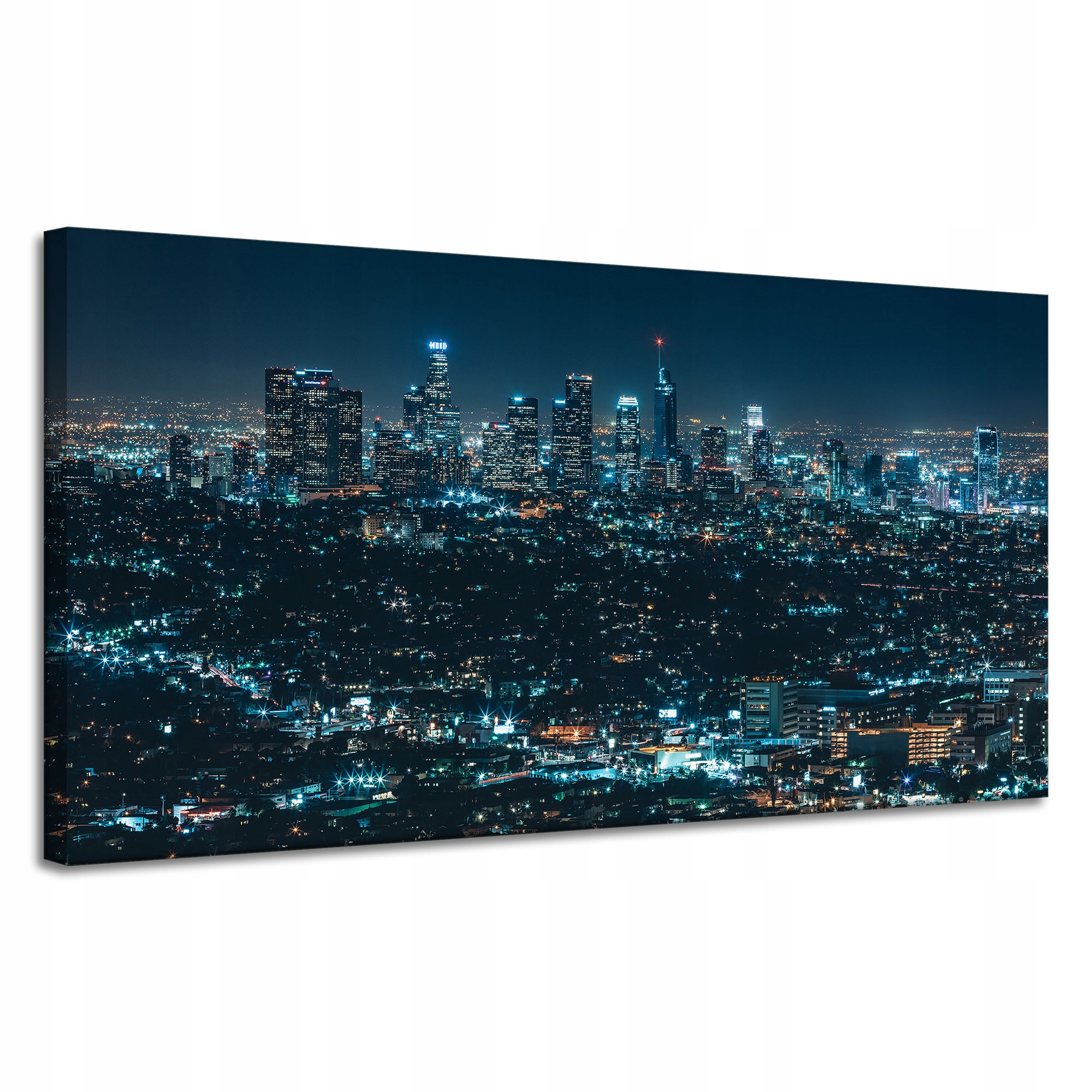Obraz plátno Architektura Los Angeles noc 120X60