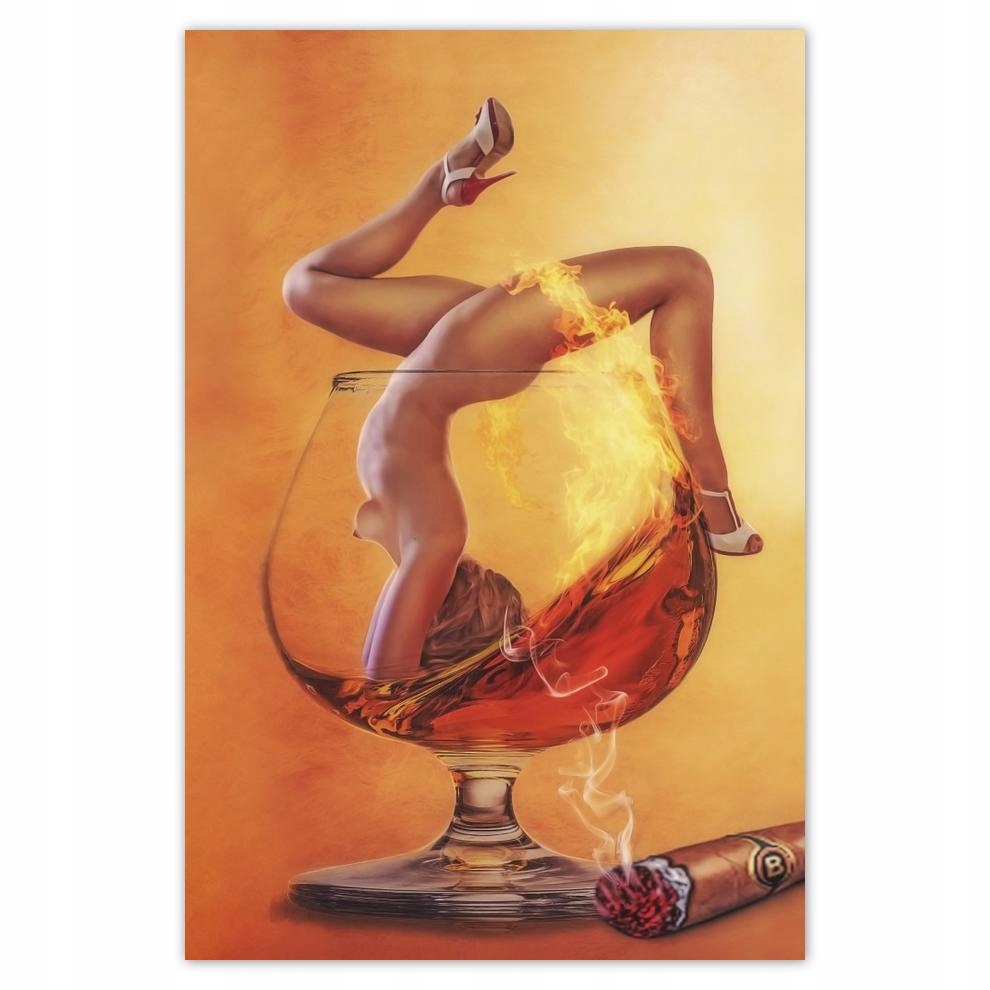 

Plakaty 40x60 Laska w kieliszku