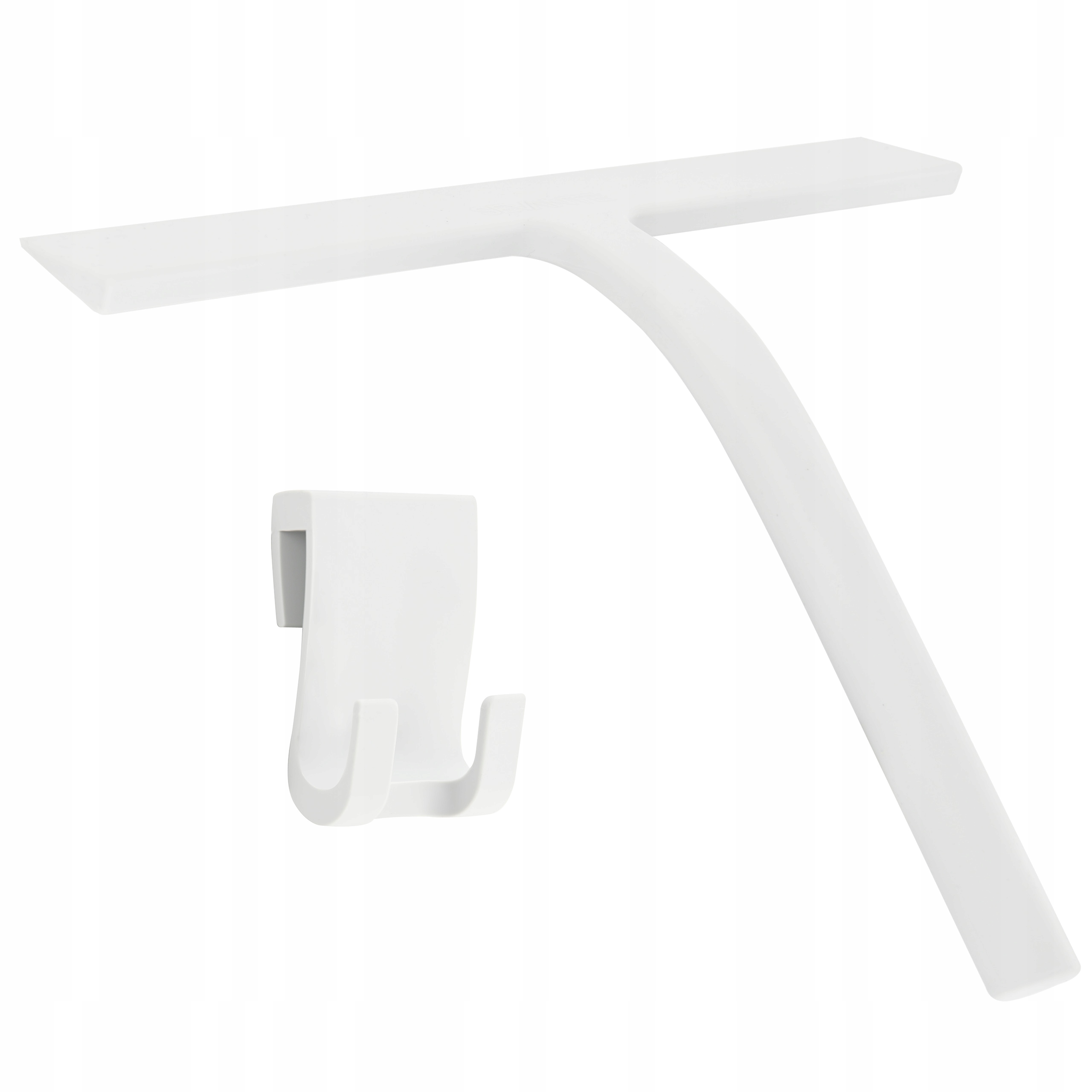 Levně Stěrka na vodu do sprchového koutu a zrcadla silikonová bílá 23 cm