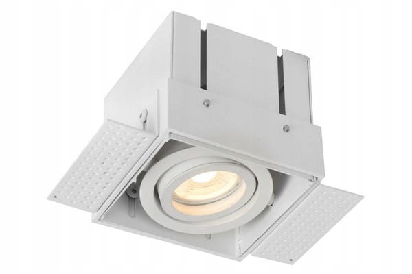 Lucide Trimless Stropní svítidlo Kulaté Stropní Svítidlo GU10 5W Bezrámečkové Bílé