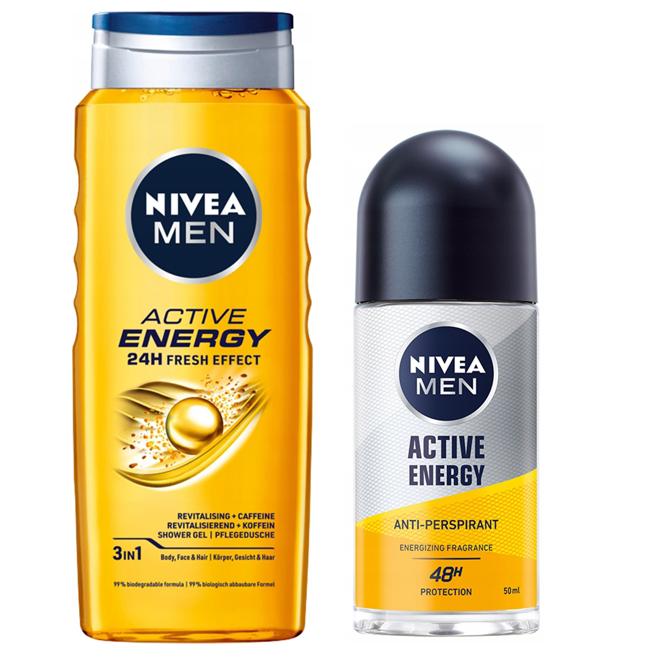 

Nivea Men Antyperspirant Żel Active zestaw