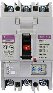 EB2 125/3L 125A-WYŁĄCZNIK Mocy 3P,25KA