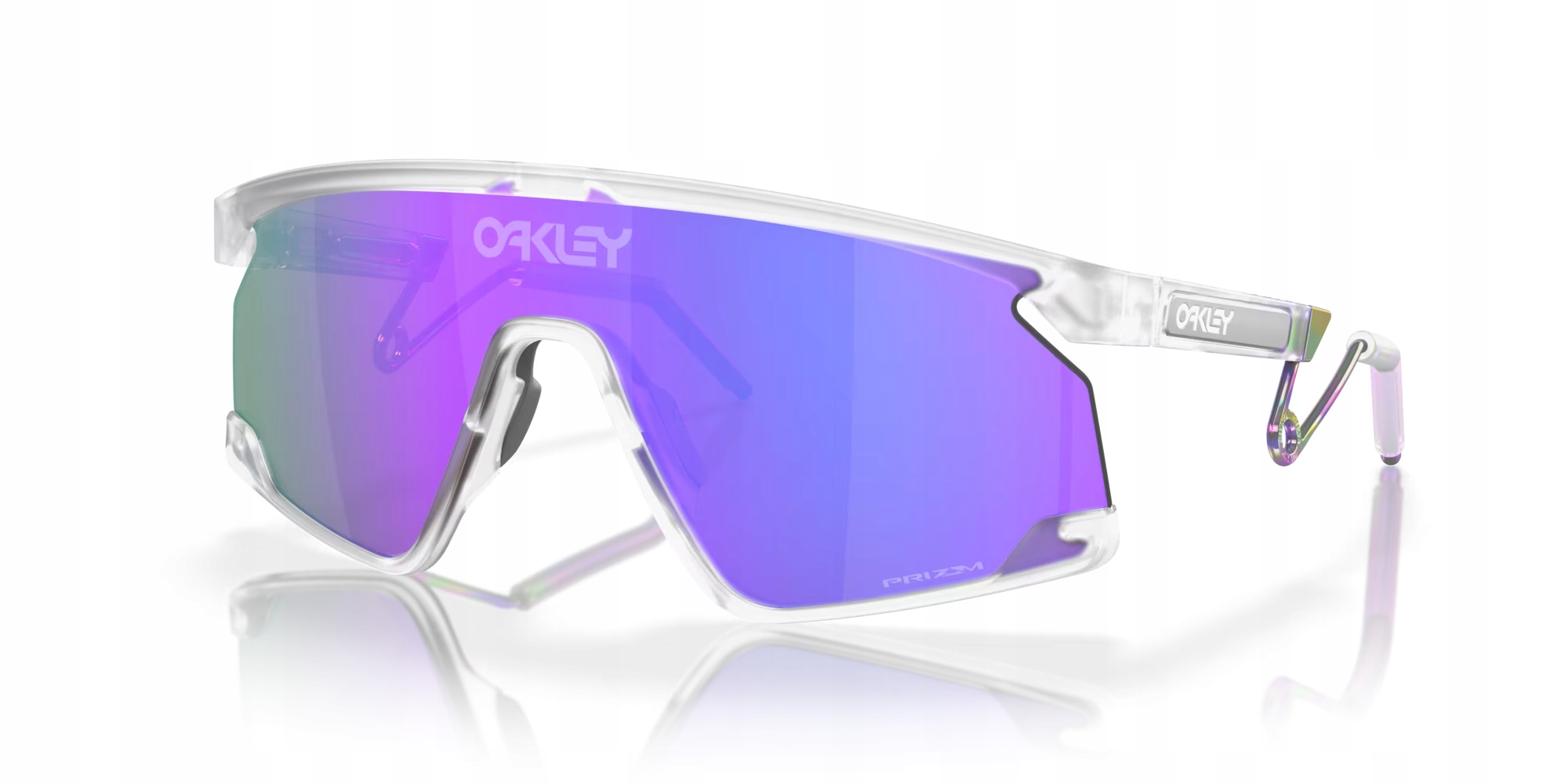 Brýle Oakley Bxtr Metal Matte Clear, Prizm Violet