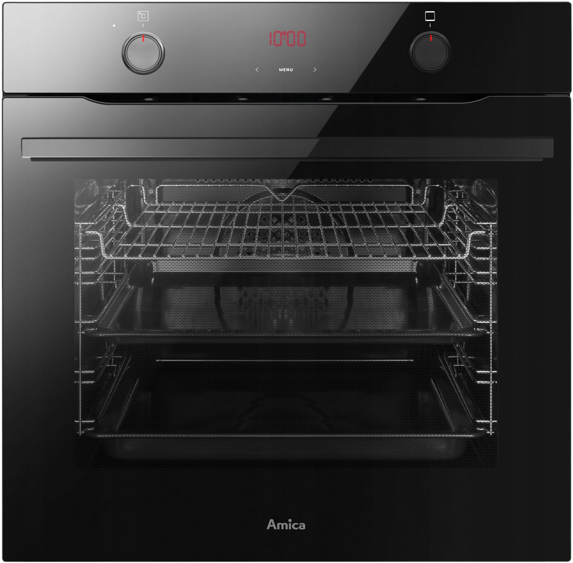 Zestaw Amica Piekarnik Płyta Induk Okap Mikrofala Kod producenta ED37210, PI6540PTU, AMMB25E2SG, OMC6241