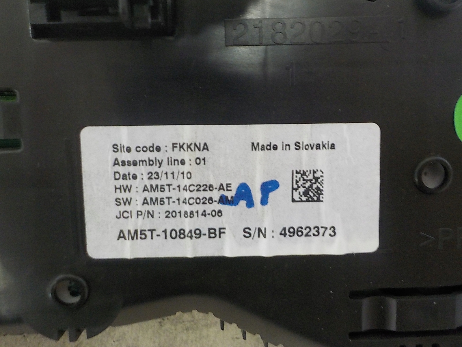 FORD C-MAX II dials dials AM5T-10849-BF