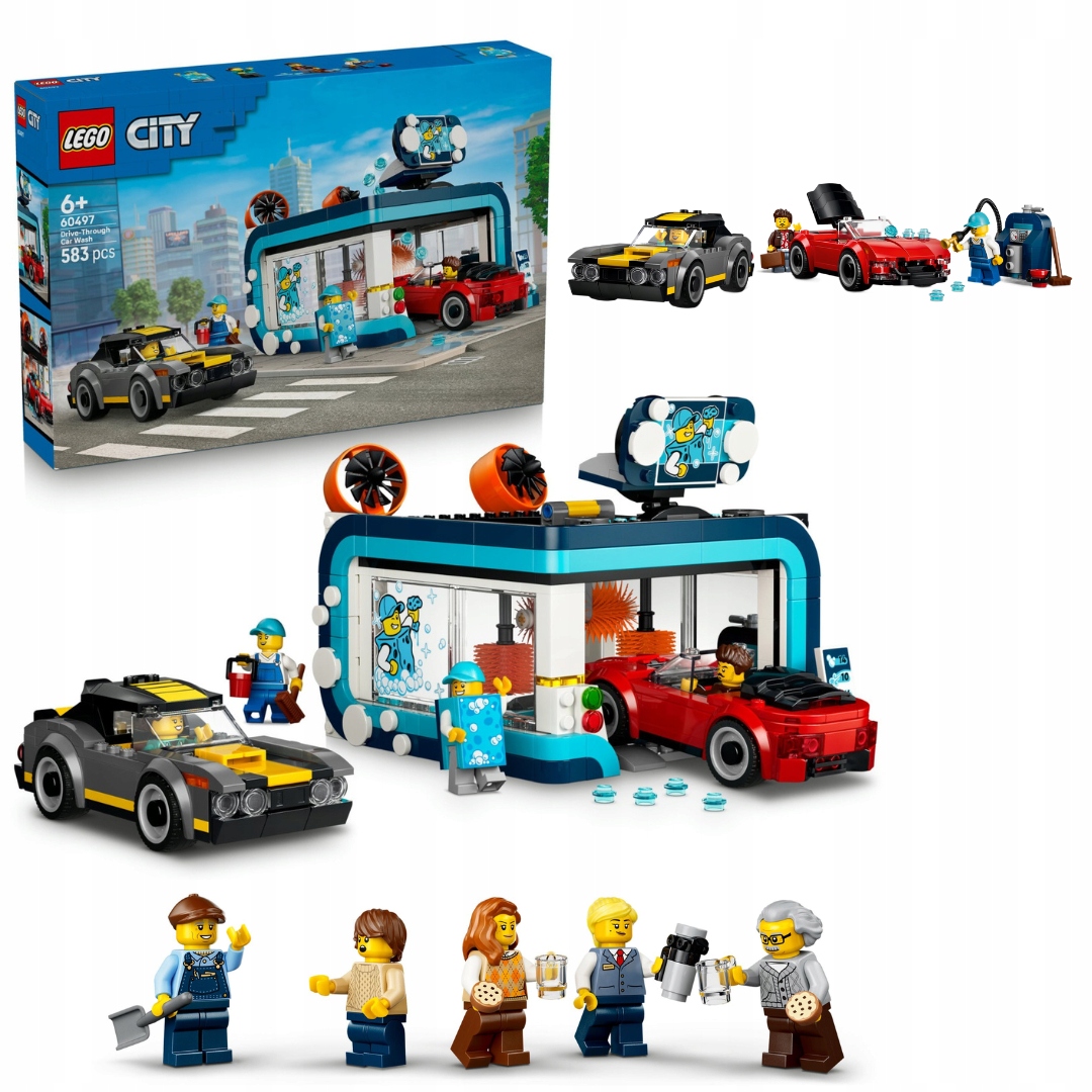 Lego City 60497 Automatická myčka aut Automobilová
