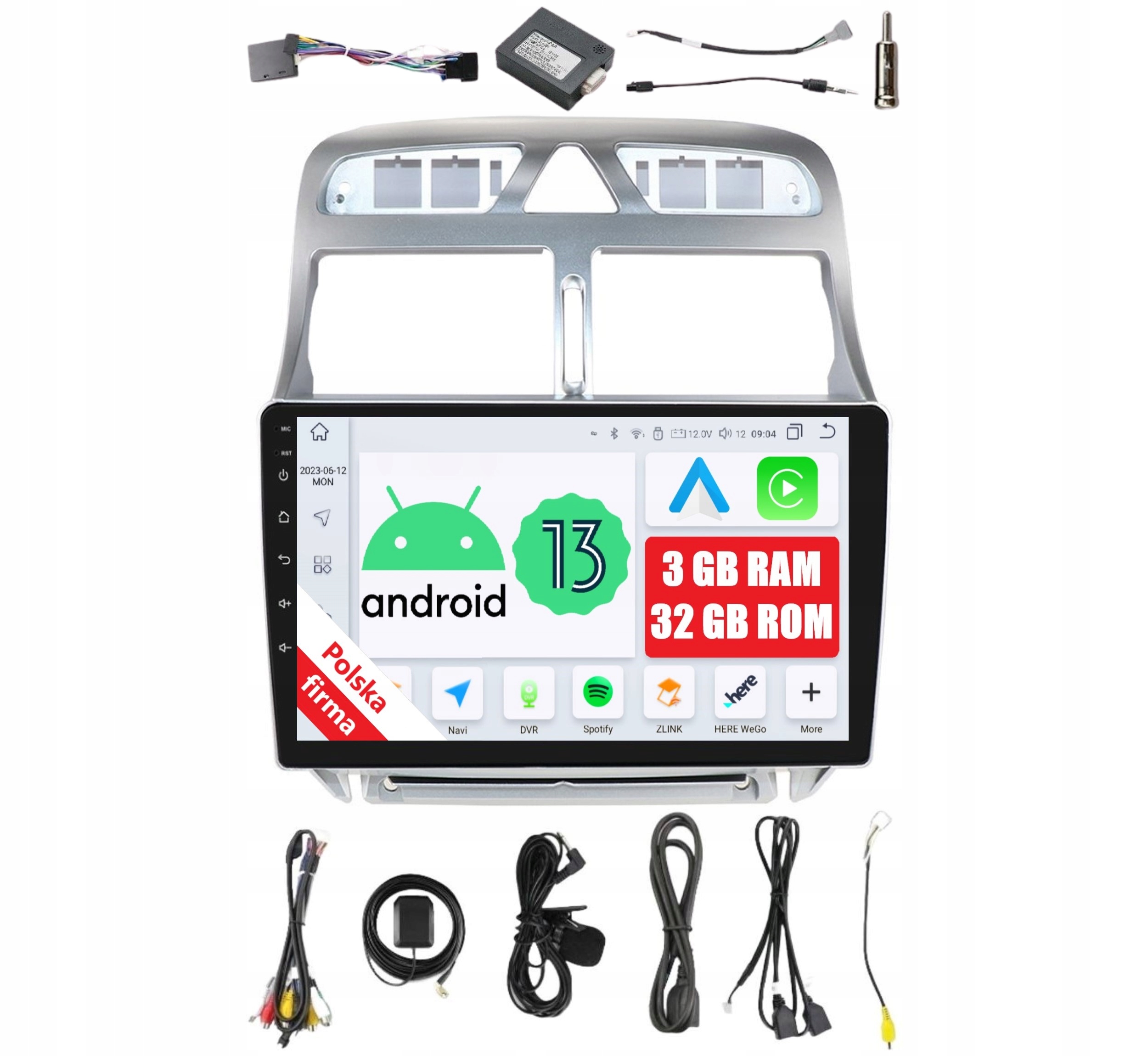 Rádio 2DIN Navigácia Android Peugeot 307 3/32 Gb Dsp Carplay