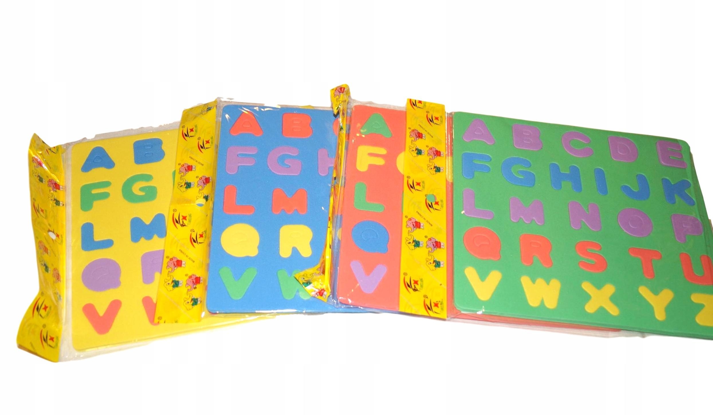 puzzle piankowe LITERKI / CYFERKI — 2