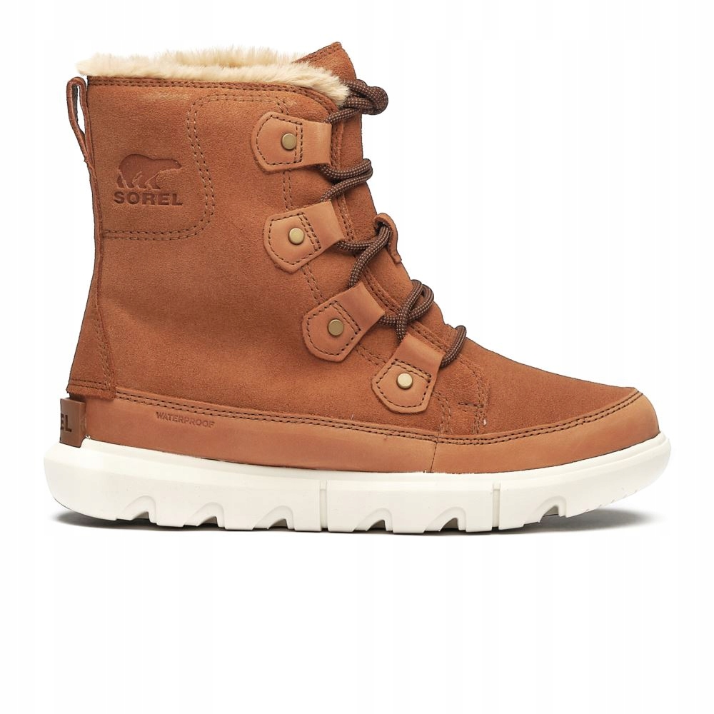 Boty Sorel Explorer II Joan Faux Fur Wp 36