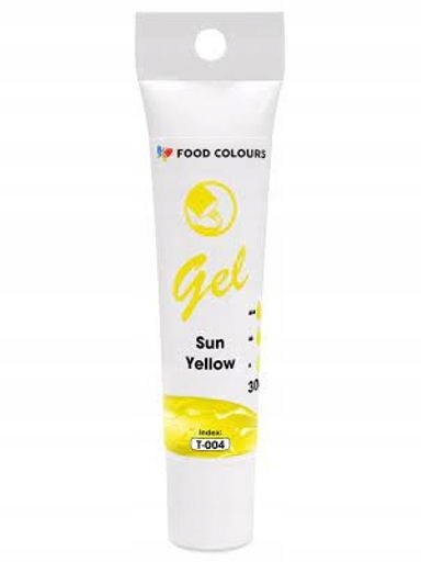 Levně Food Colours Gelová barva tuba T 004 Sun Yellow Žlutá
