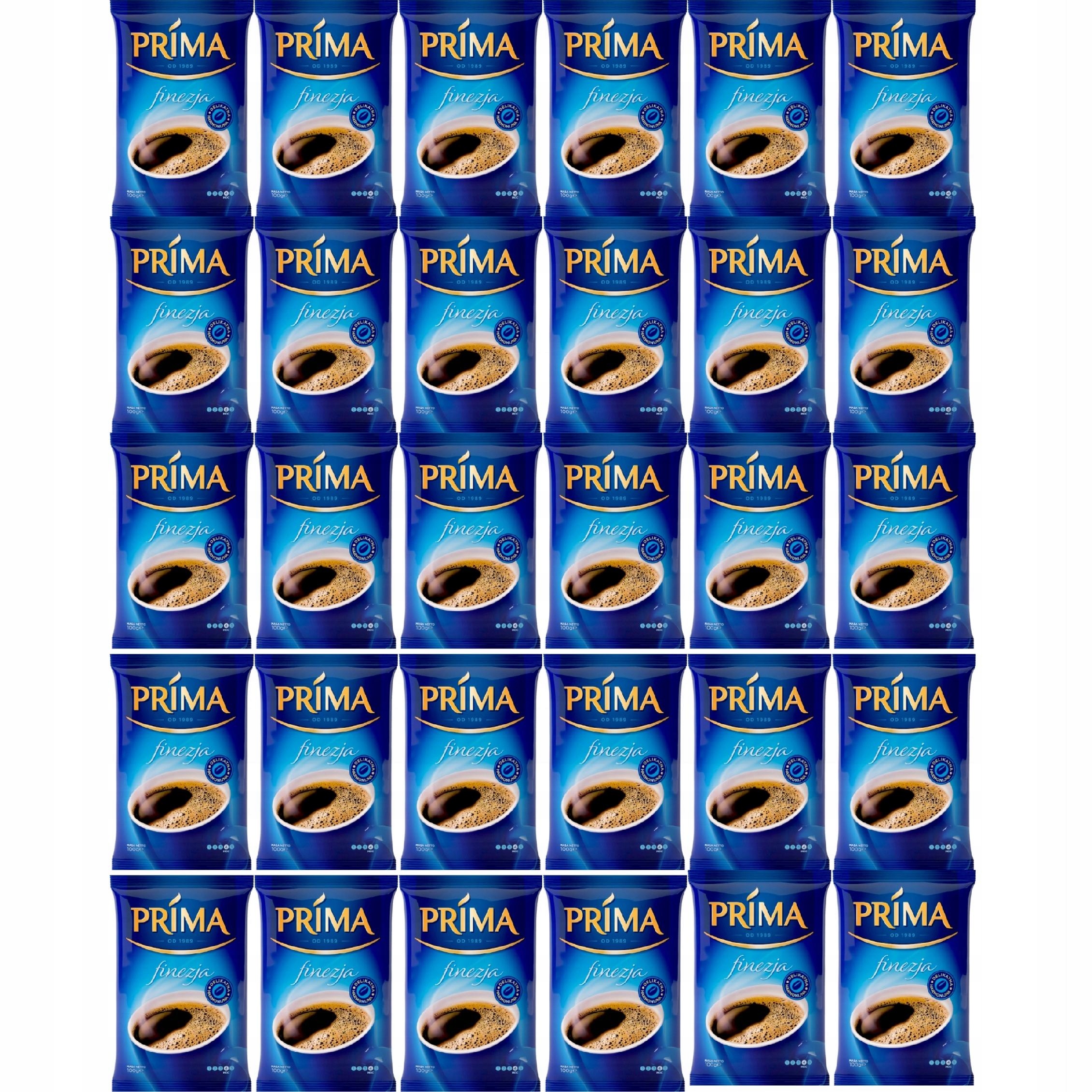 Kawa Mielona Prima Finezja Torebka 100 G 30 Sztuk