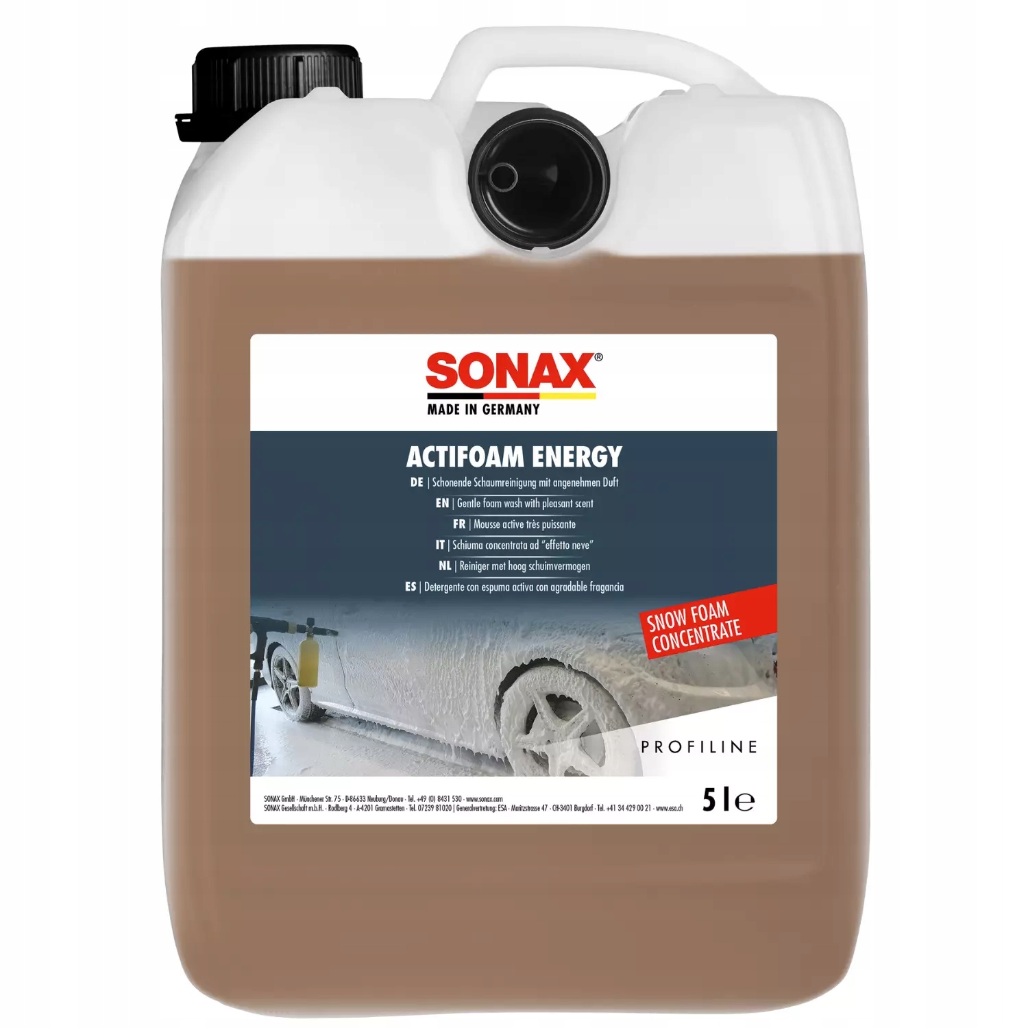 Sonax Active Foam Energy 5L wysoce skuteczna piana aktywna