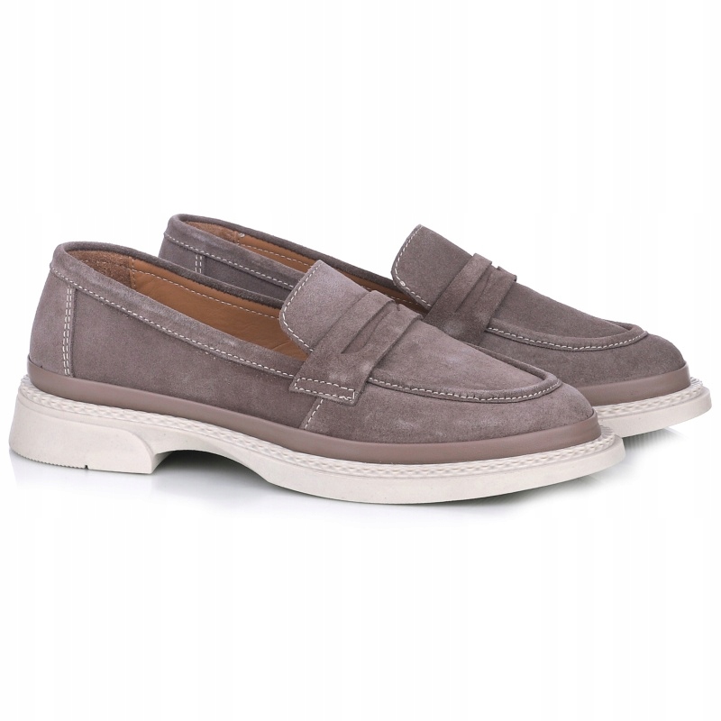 Dámské mokasíny Bombonella 12T-70883 G1790-25003 béžové, Kůže VEL.40