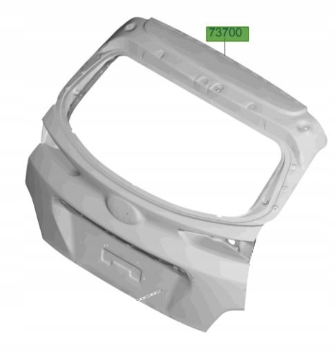 Hyundai Kona (2021-2023) Pokrywa bagażnika