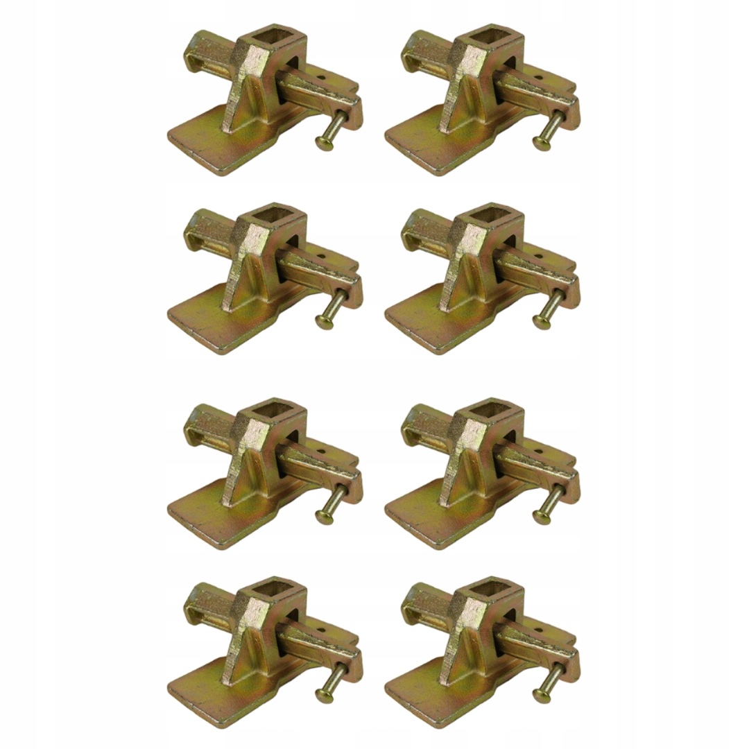 Zaciski spinki szalunkowe żabki klinowe Komplet 150 sztuk