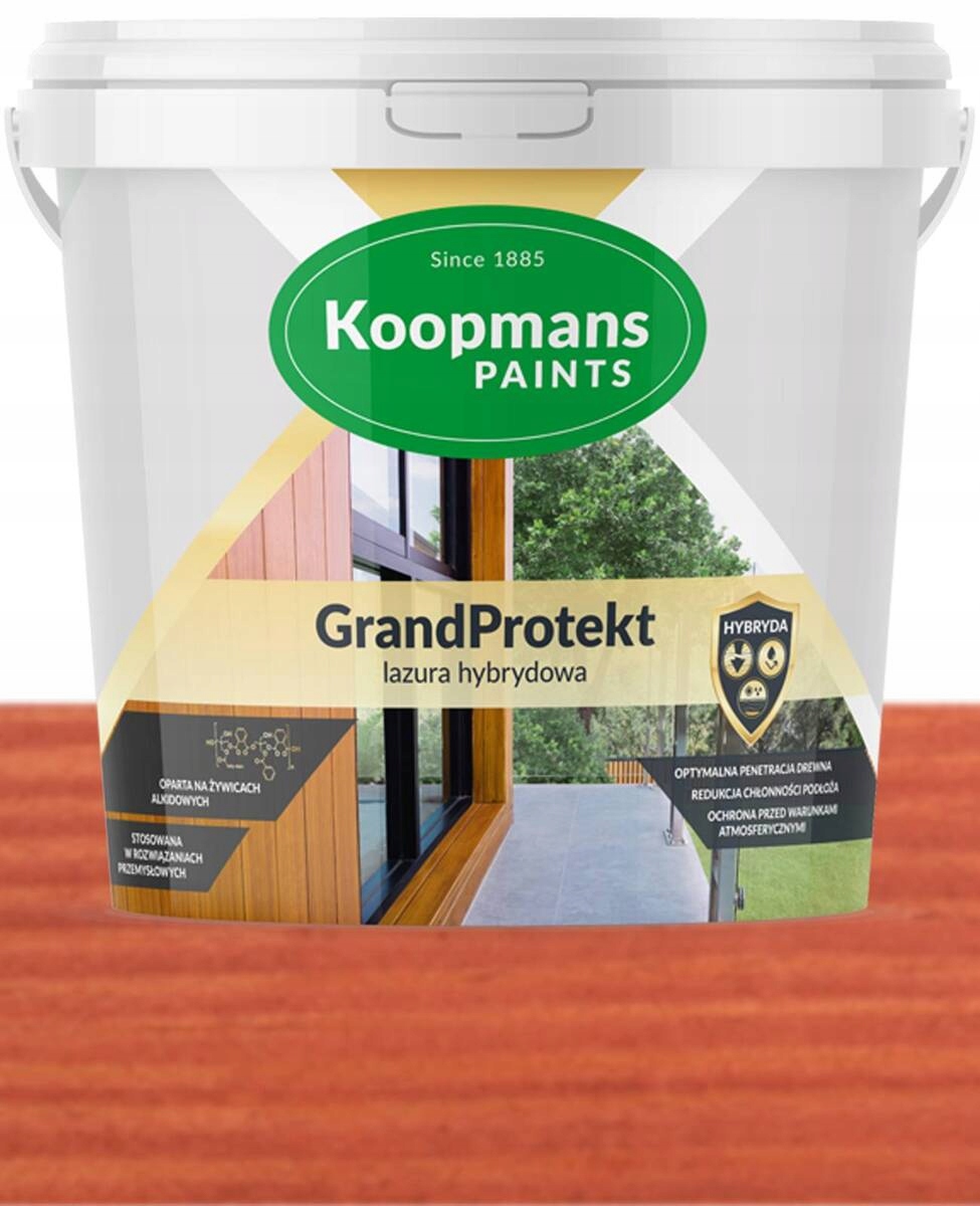 Koopmans GrandProtekt Lazura na dřevo 905 Mahagon světlý 10 l