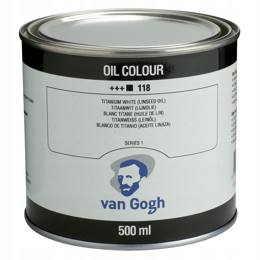 Talens Van Gogh barva olejová 500ml 118 Tit White L