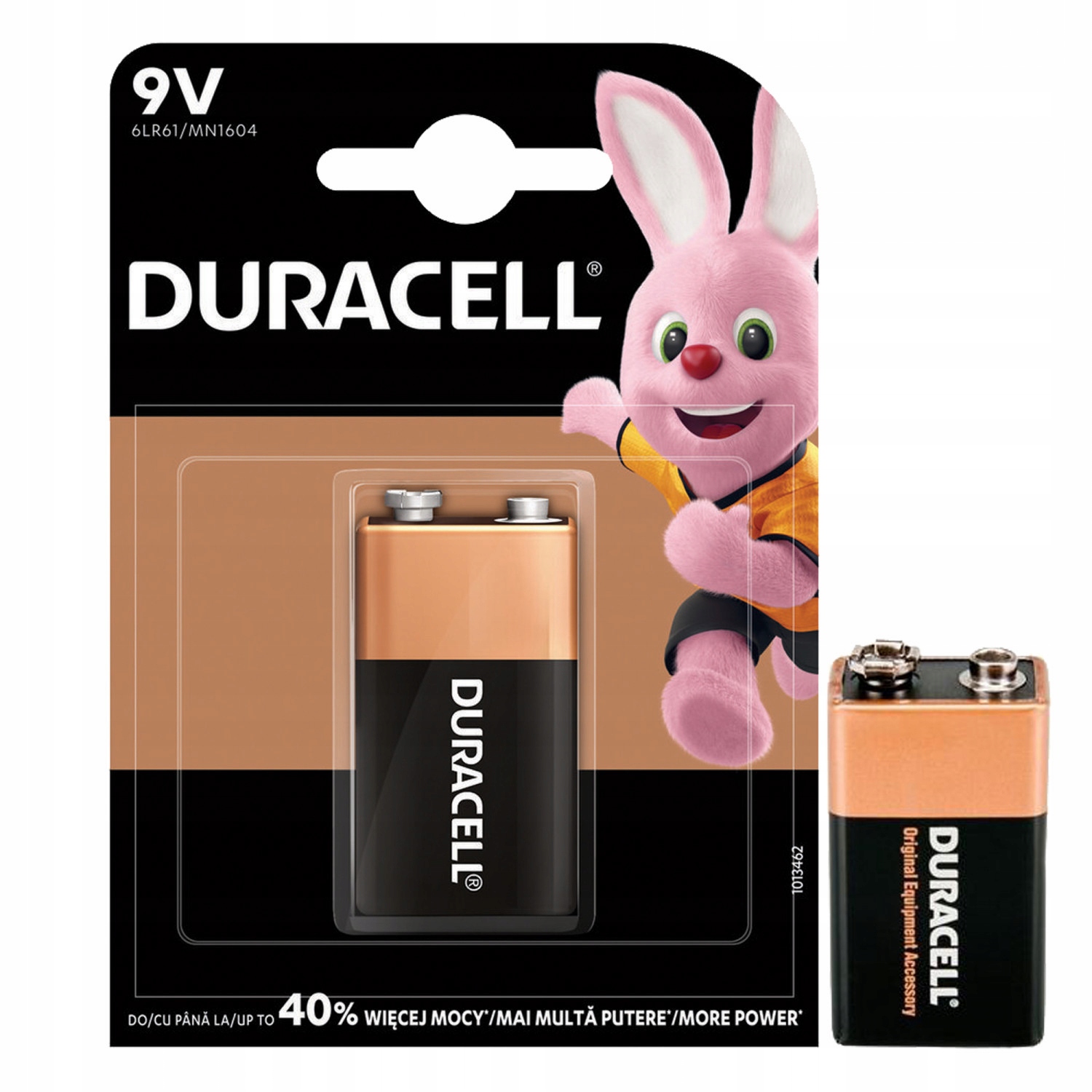 

Bateria Alkaliczna 9V 6LR61 Basic Duracell