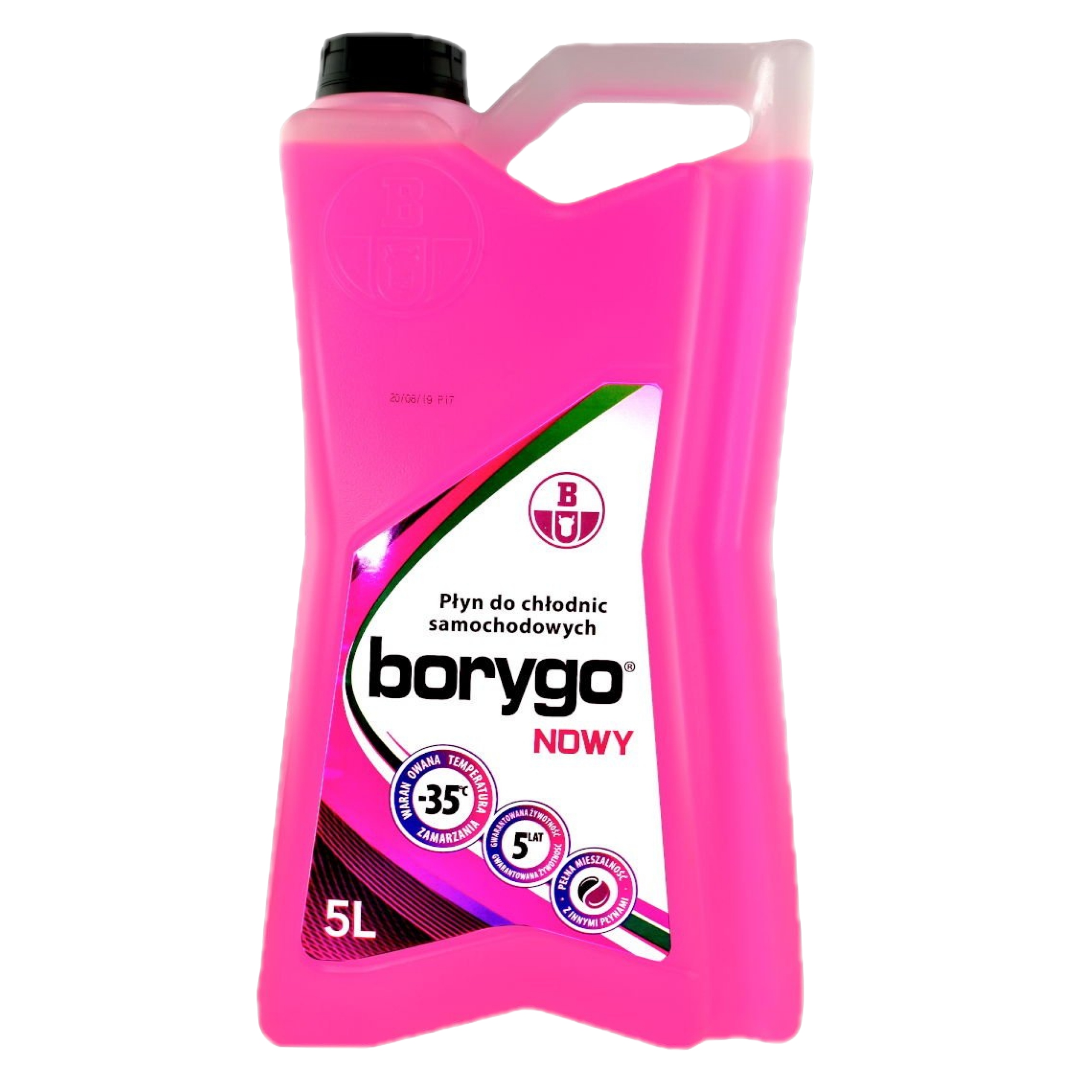 Borygo Różowe Płyn do chłodnic gotowy do użycia 5L czerwony
