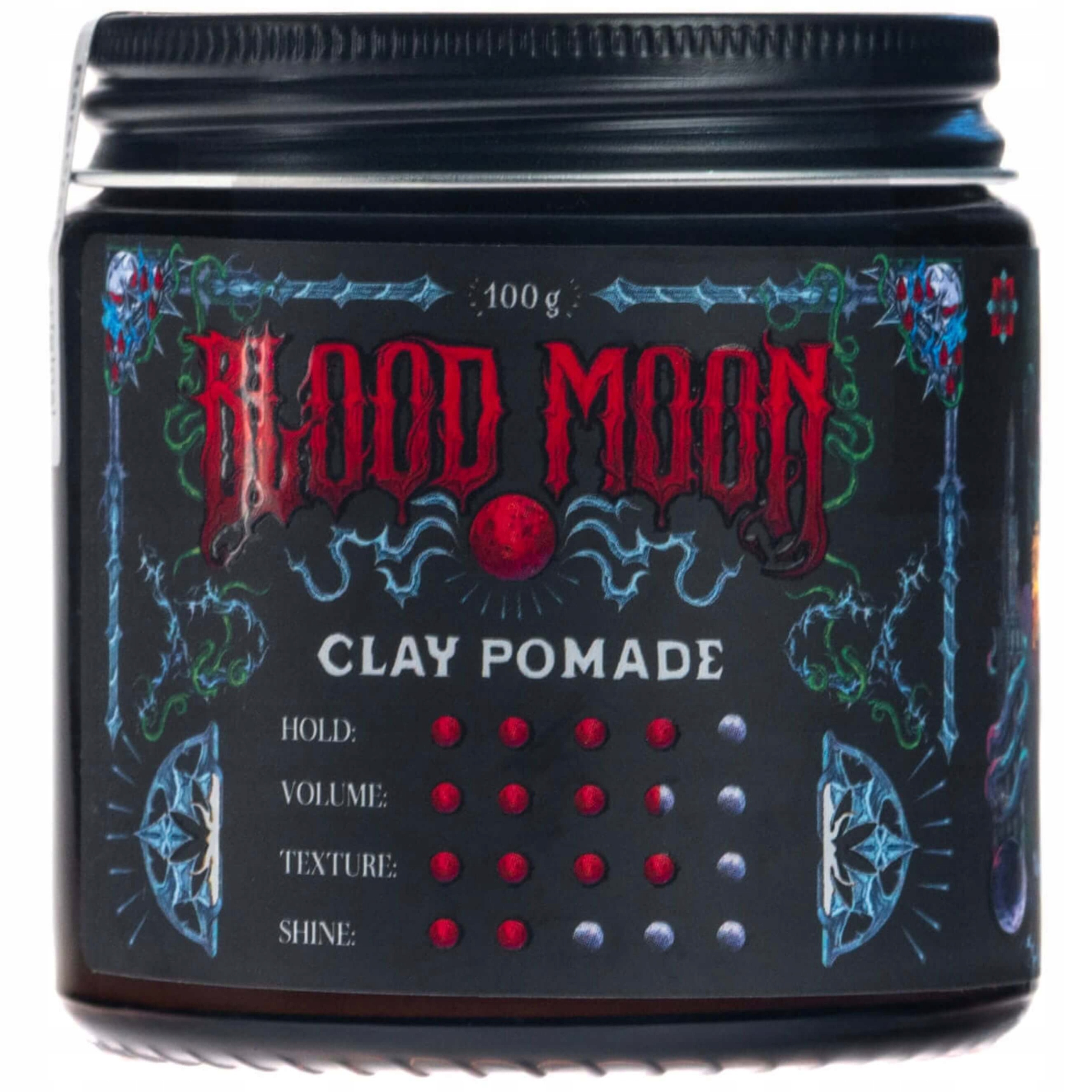 RareCraft Matná hlína na vlasy Oil Based Clay Pomade 100 g Blood Moon