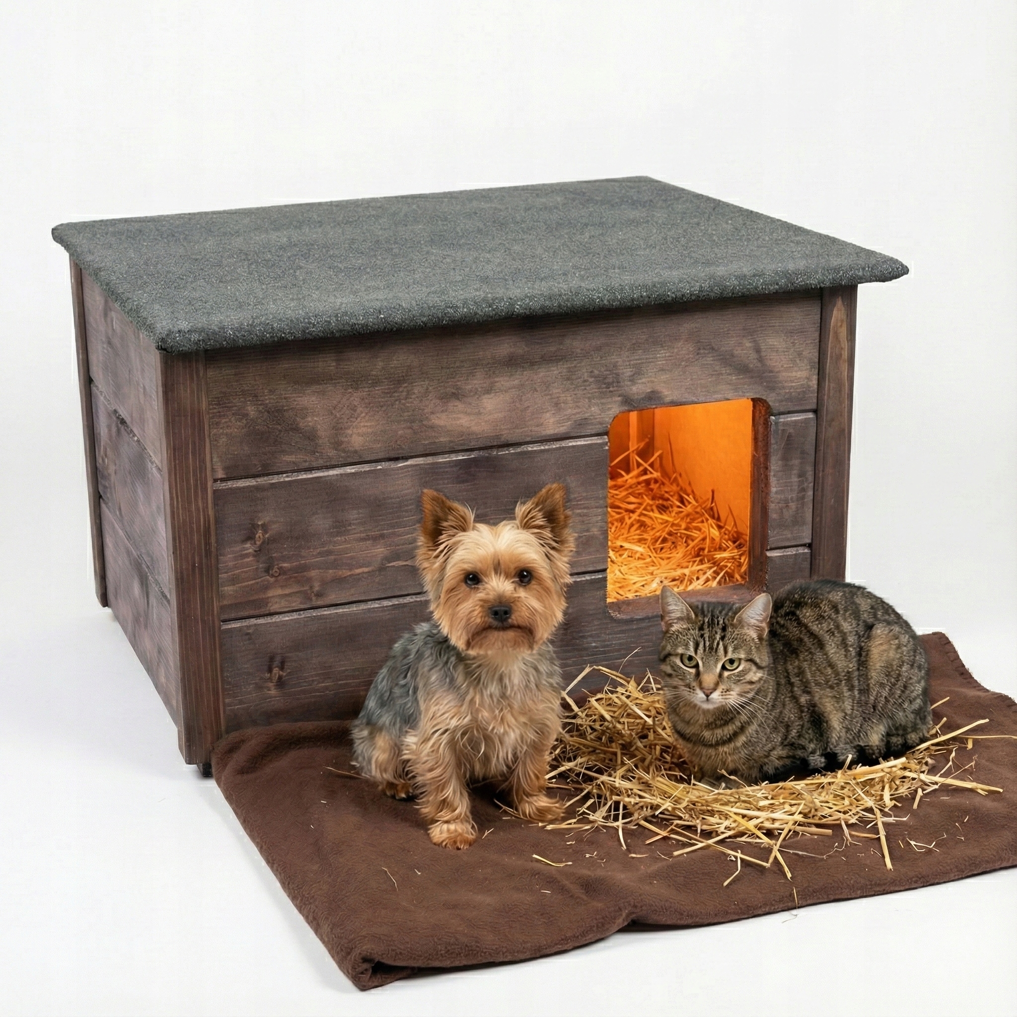 Buda Domek Dla Kota Psa Duża Ocieplana Budka Cała Złożona Wysyła W Całości