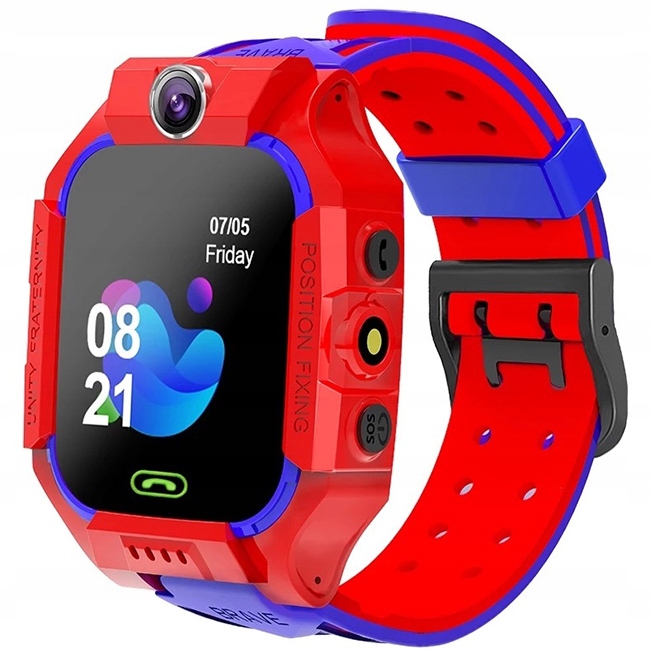 Dětské hodinky MK-Tech Gps chytré hodinky lokátor červené