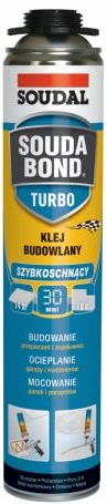 SOUDAL SZYBKI PIANOKLEJ KLEJ W PIANIE SOUDABOND EASY TURBO 750ml