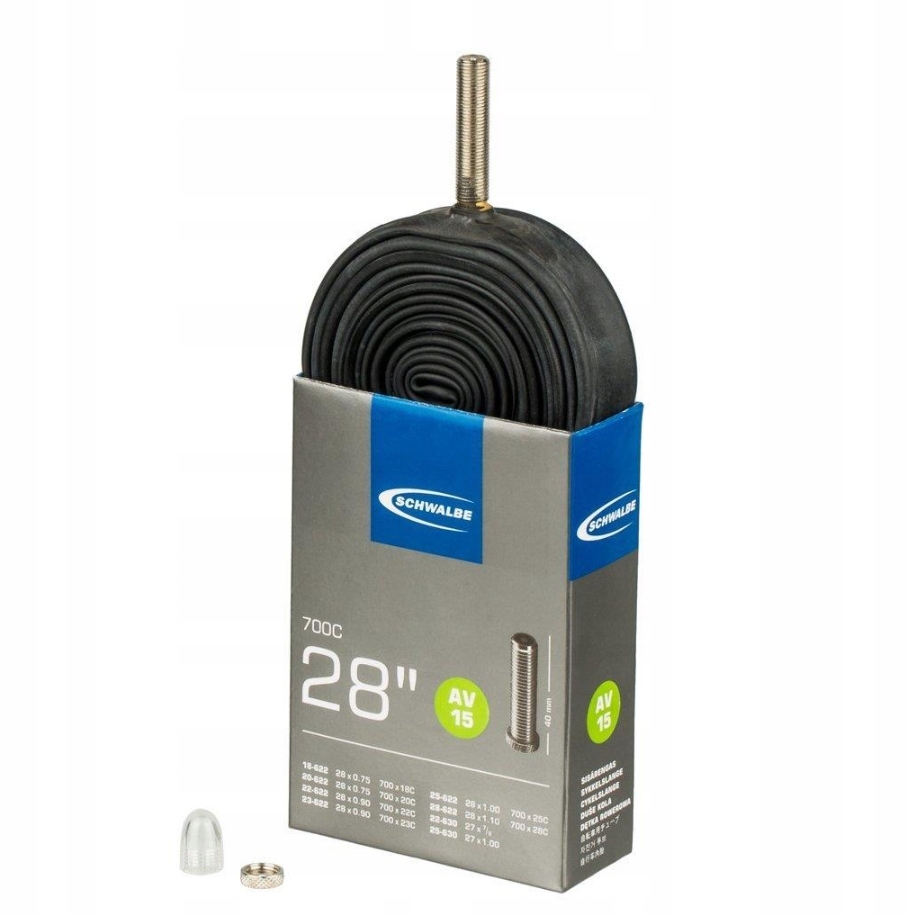 Dętka rowerowa Schwalbe AV15 28” 700x18-28 Av 40mm