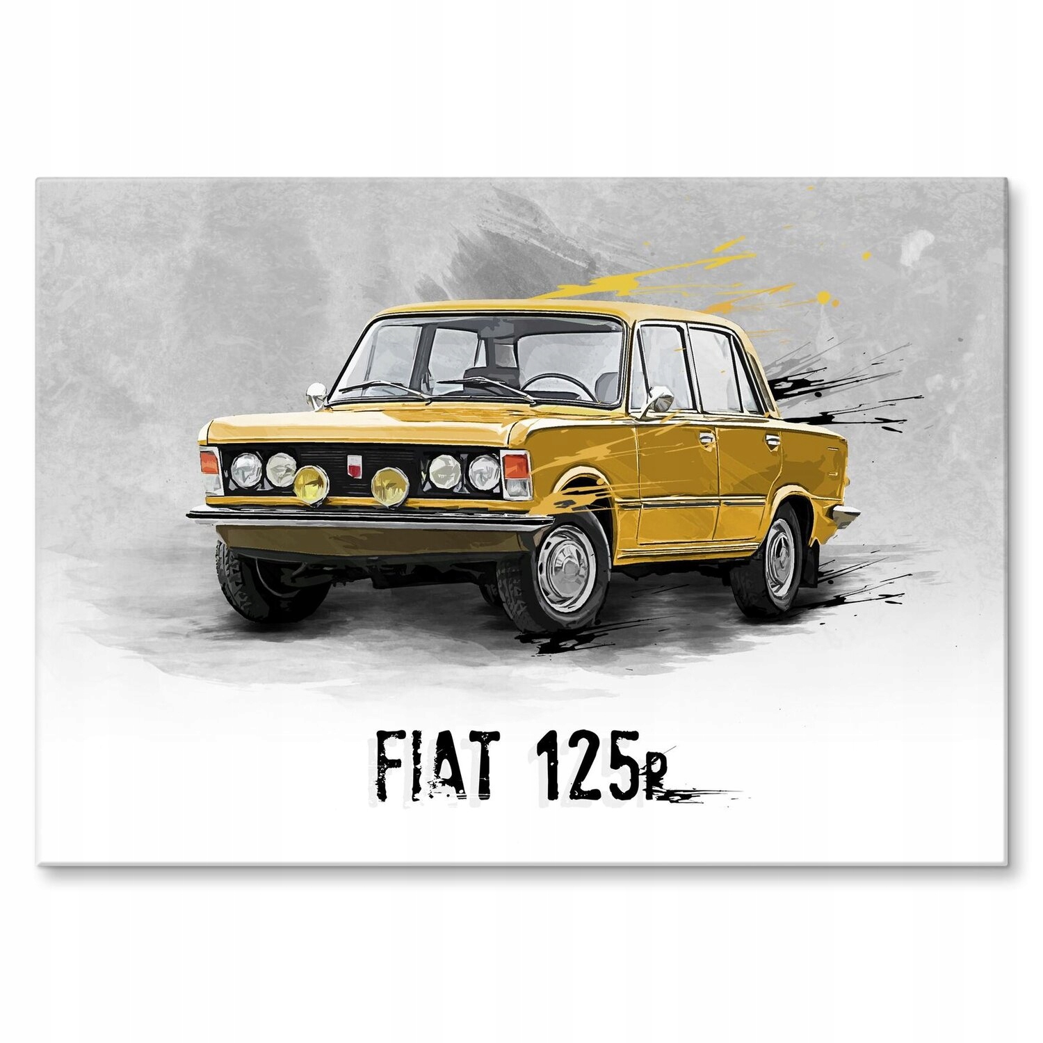 

Plakat metalowy Duży Fiat 125P Fso M