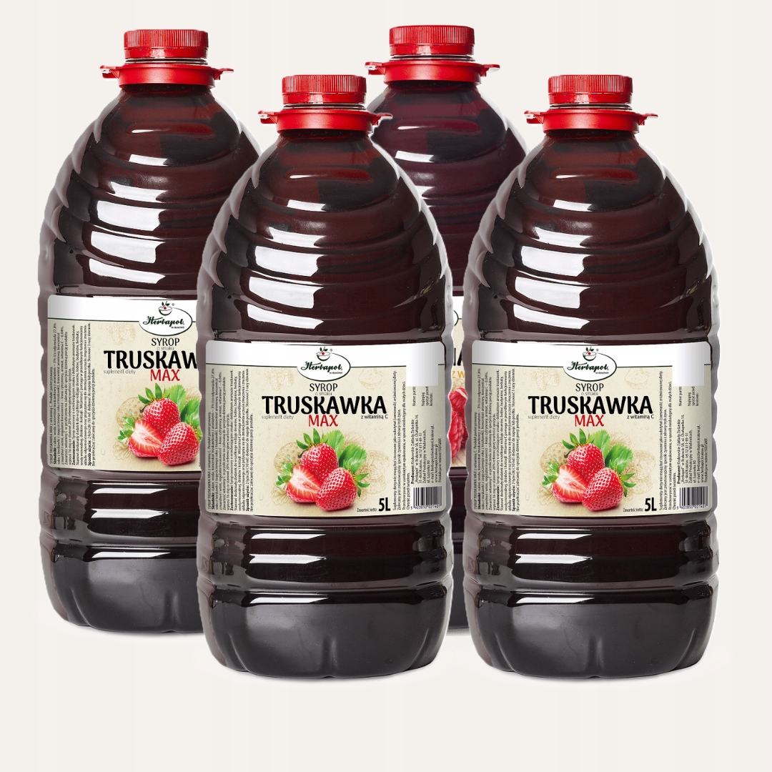 Syrop Truskawka Max 5L Herbapol