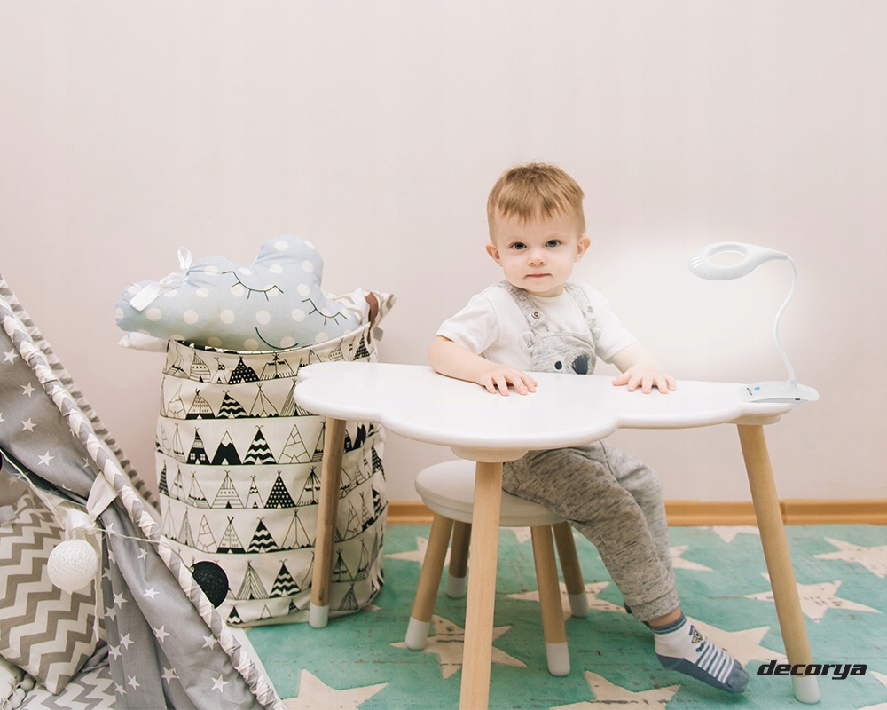 LAMPKA LED Z KLIPSEM DO CZYTANIA NA DOTYK Styl nowoczesny