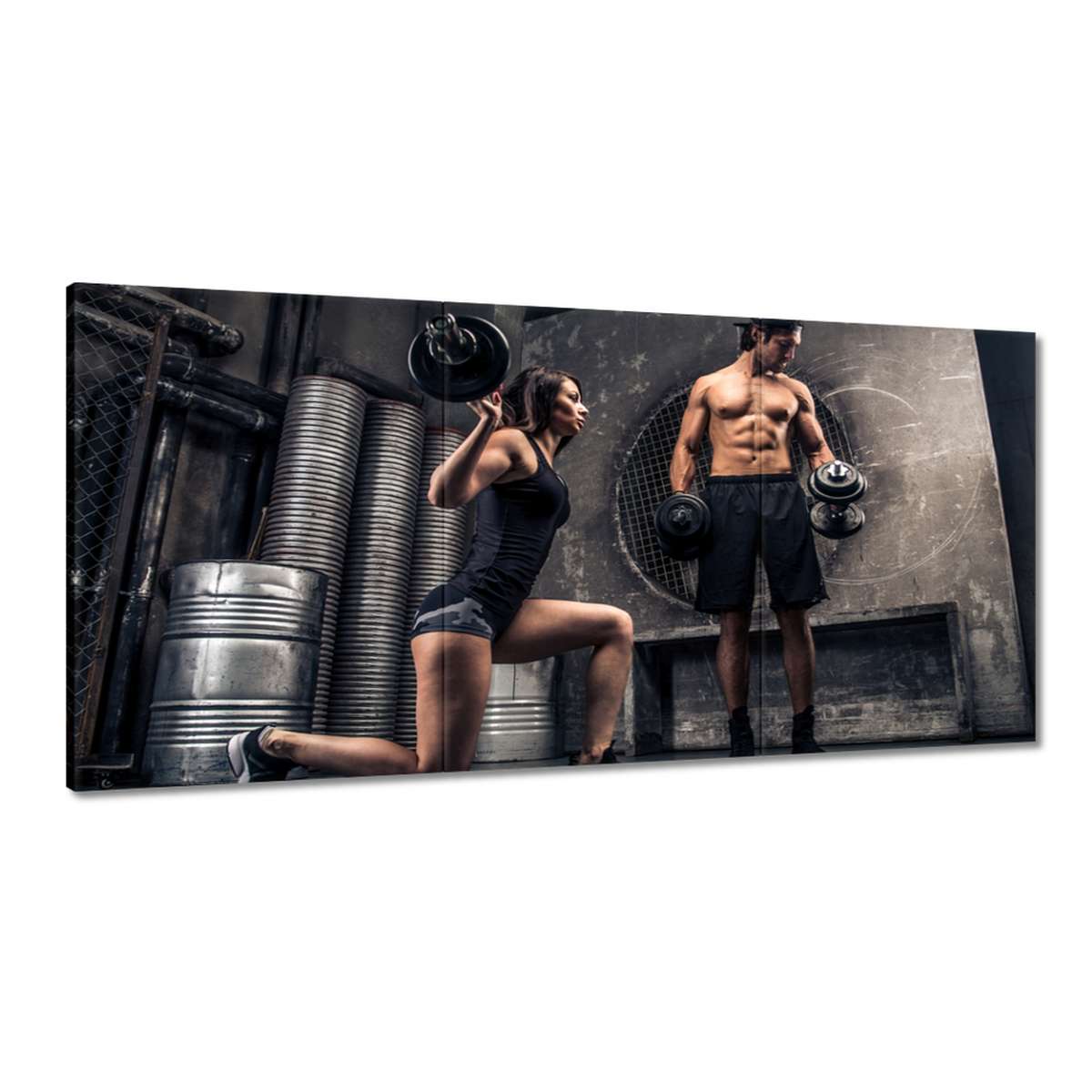 Obrazy 180x90 Nelegálna posilňovňa Je Ba