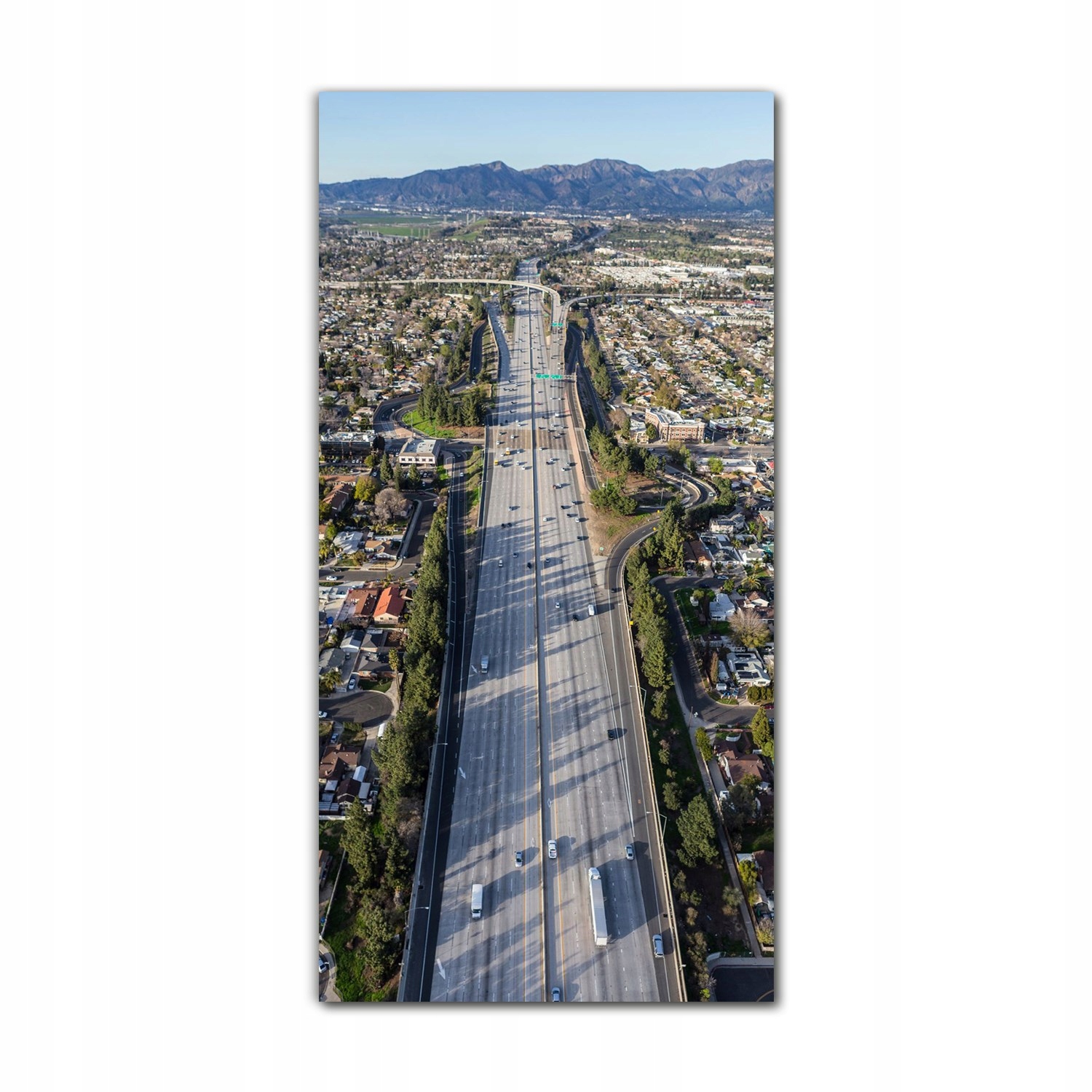 

Obraz szklany nowoczesny 70x140 Widok Los Angeles