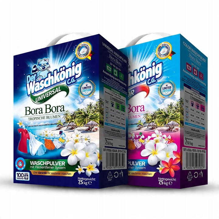

Waschkonig Proszek do Prania Bora Bora Mix2x7,5kg