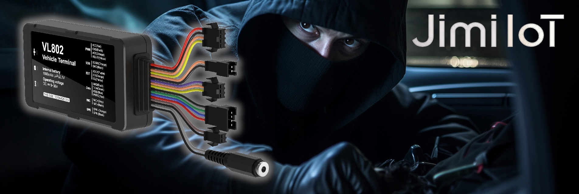 GPS Locator 4G/2G Car Transmitter, Cars + SIM Card + Access 10 Years Packaging status original