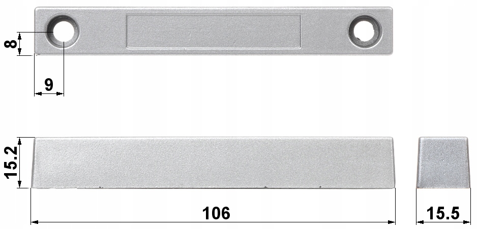 KONTAKTRON DO BRAM BRAMOWY MAGNETYCZNY ALARMOWY Marka inny